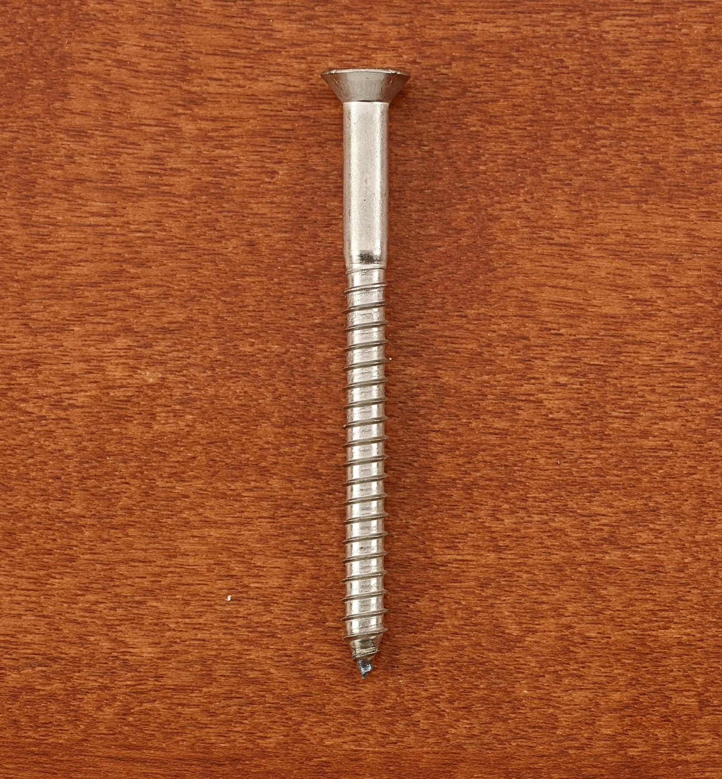 Lee Valley Screws>#12 × 2 1/2" 316 Stainless-Steel Flat-Head Screws