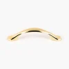 Lee Valley Pulls>4 1/4" Ultra-Bright Brass Finish Eclipse Pull