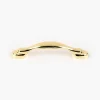 Lee Valley Pulls>4 1/4" Ultra-Bright Brass Finish Eclipse Pull
