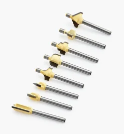 Lee Valley Routing>1/8" Shank Carbide-Tipped Router Bits
