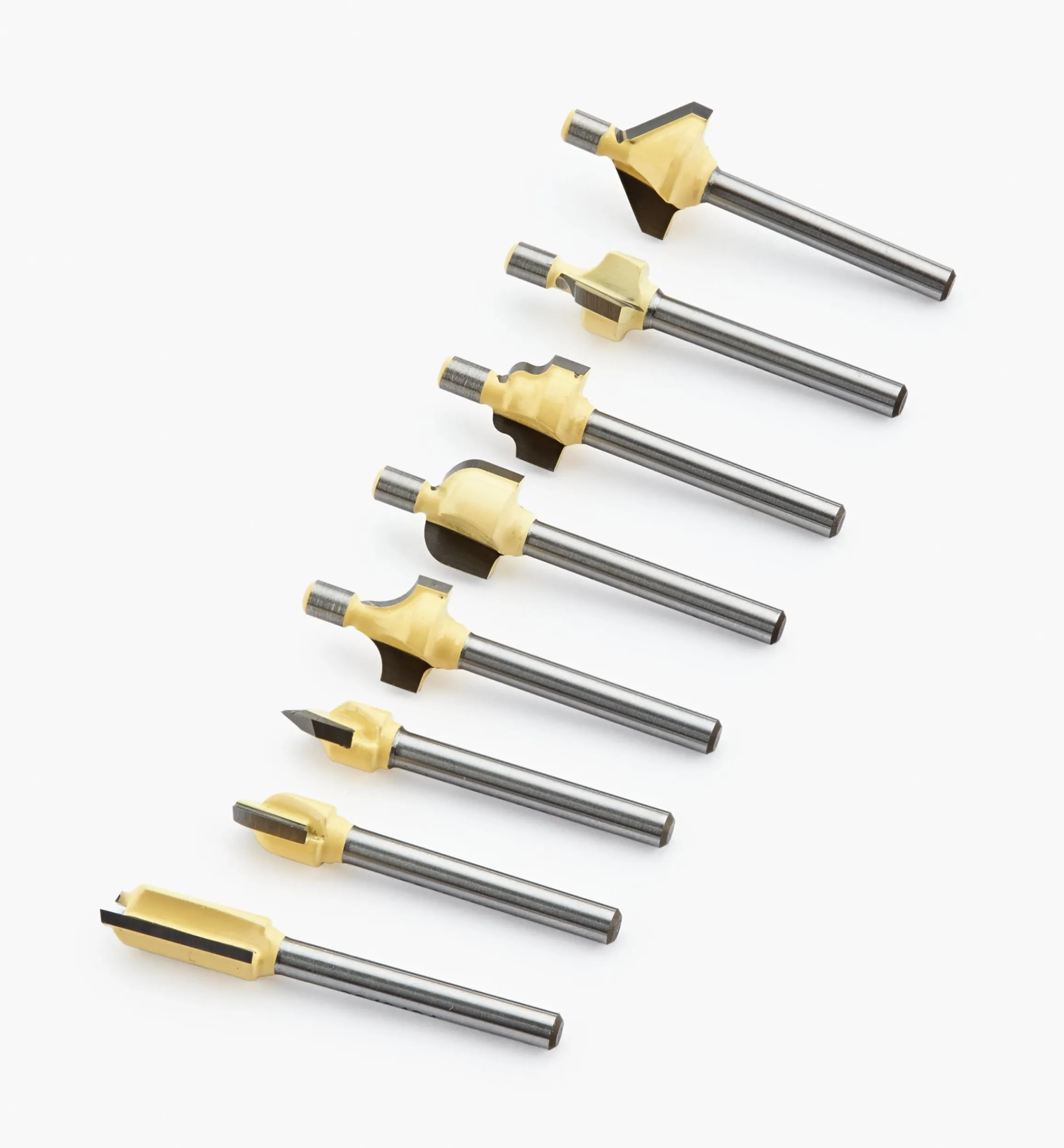 Lee Valley Routing>1/8" Shank Carbide-Tipped Router Bits