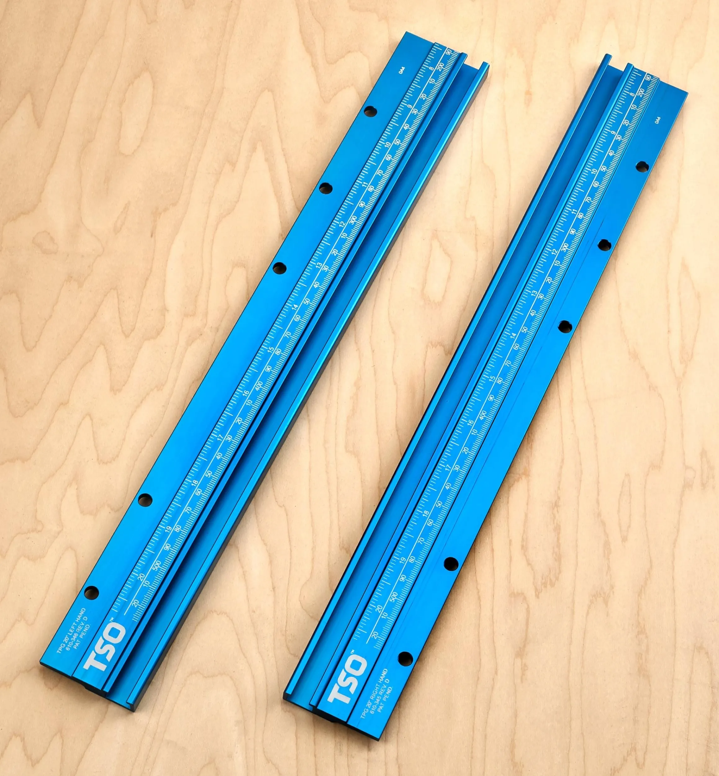 Lee Valley Power Tool Accessories>20" T-Tracks For TPG Parallel Guide System
