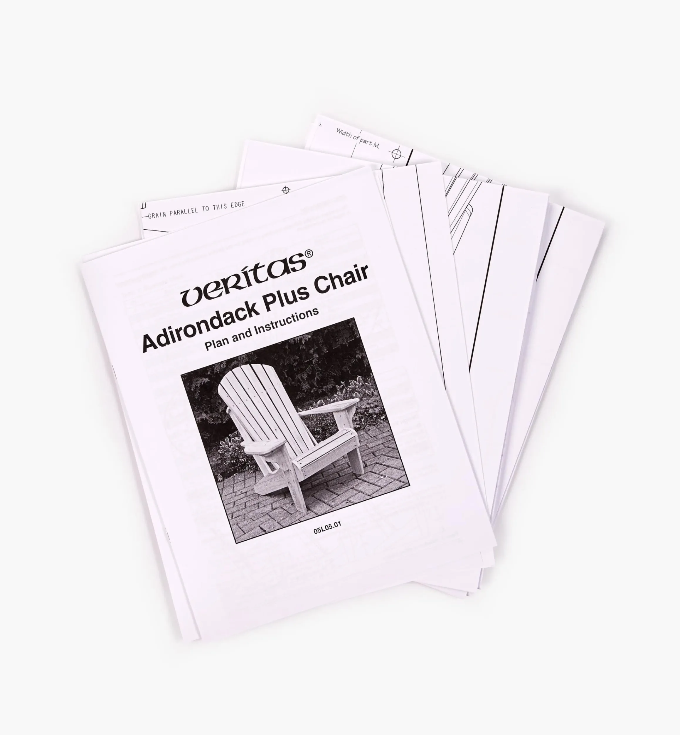 Lee Valley Plans>Adirondack Plus Chair & Footstool Plan