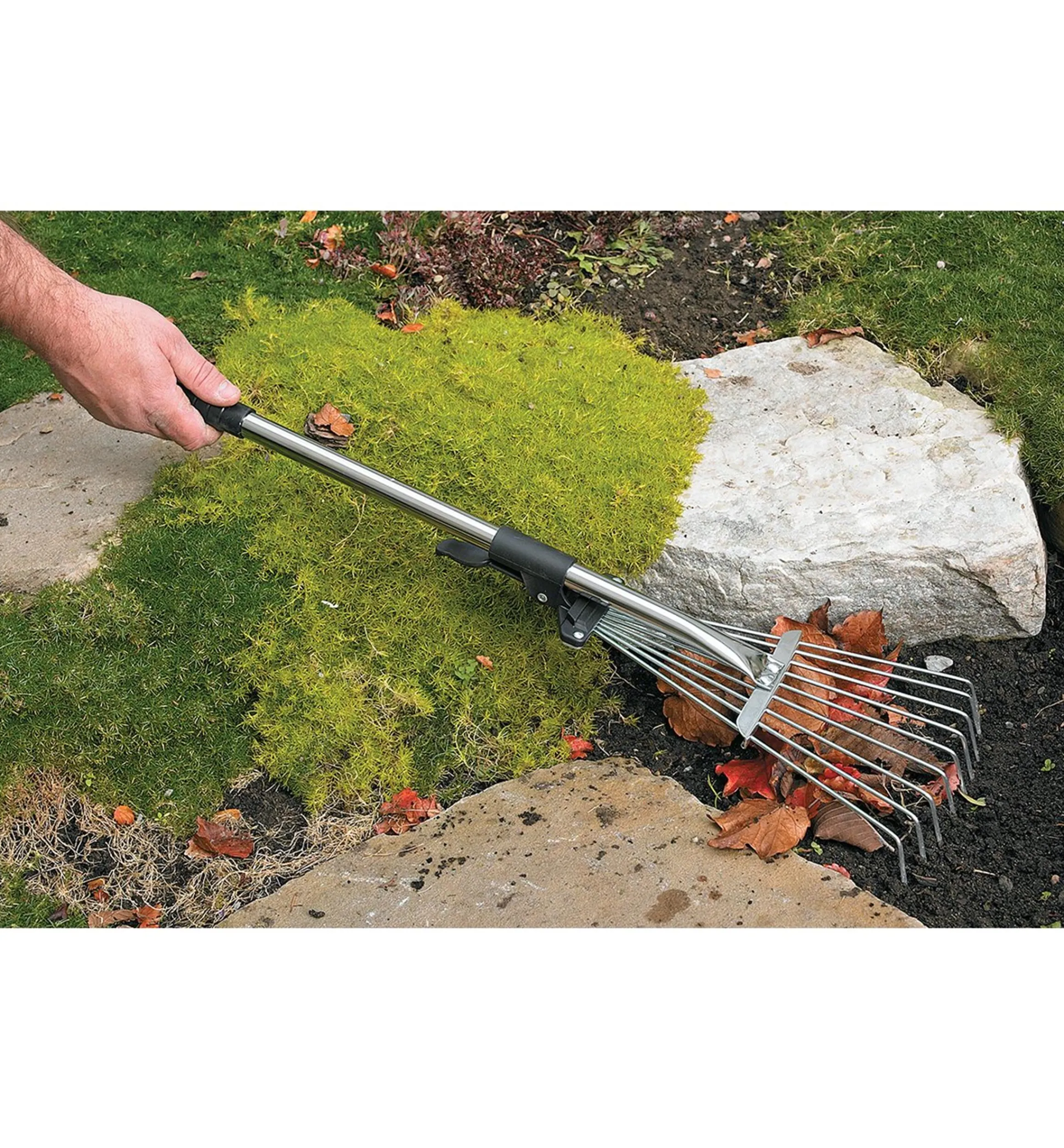 Lee Valley Lawn Care>Adjustable Fan Rakes