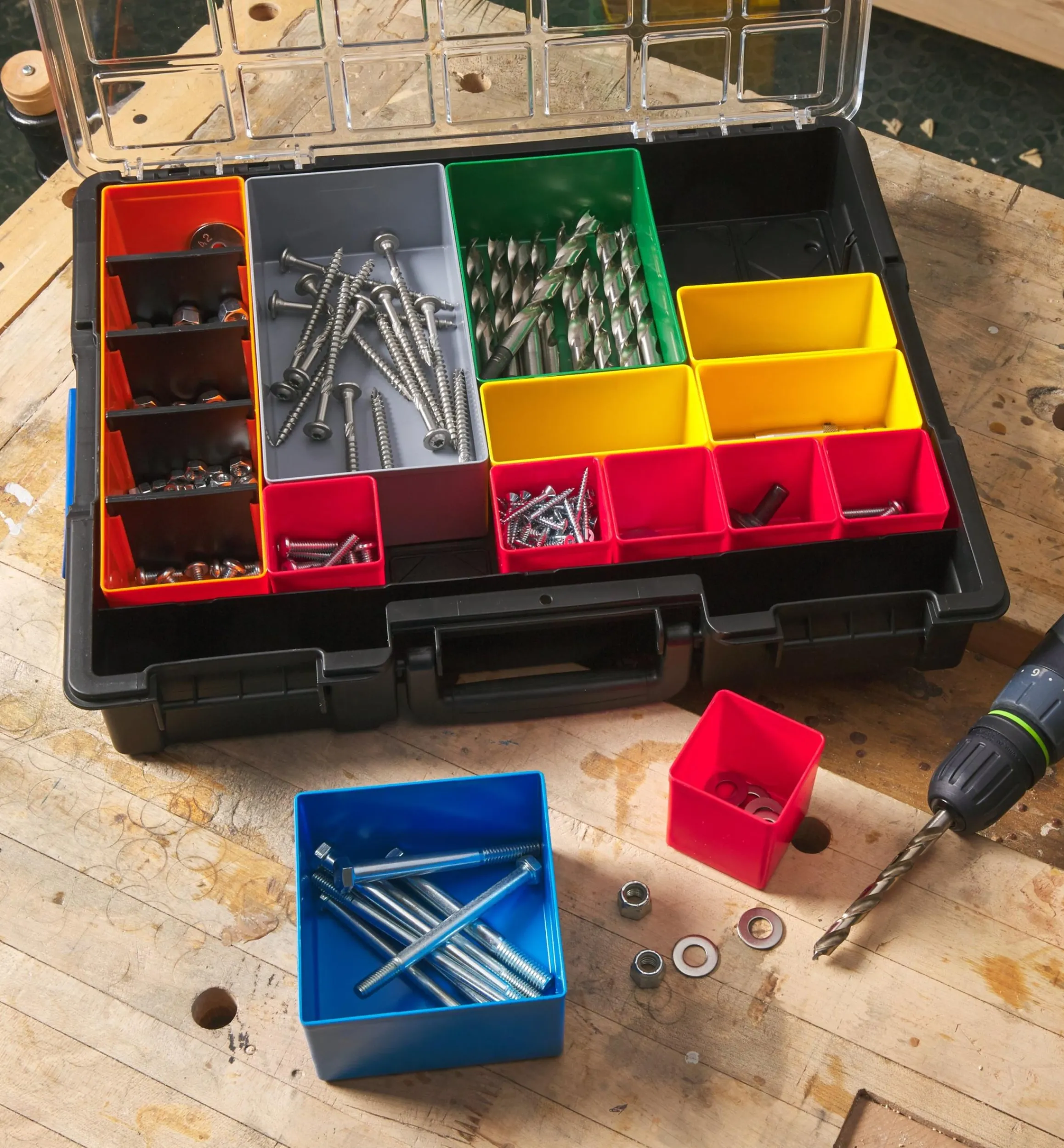 Lee Valley Storage Organization>Allit Pro 18-Compartment Modular Storage Case