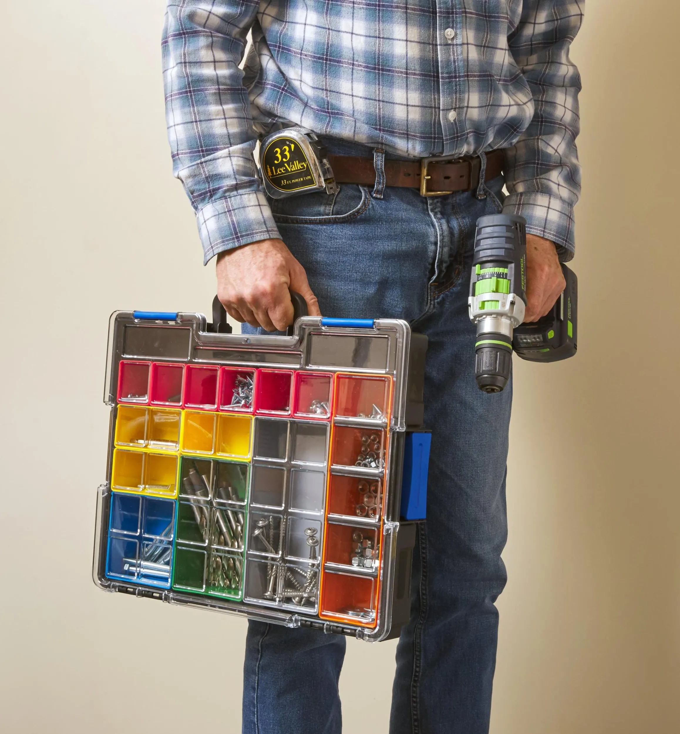 Lee Valley Storage Organization>Allit Pro 18-Compartment Modular Storage Case
