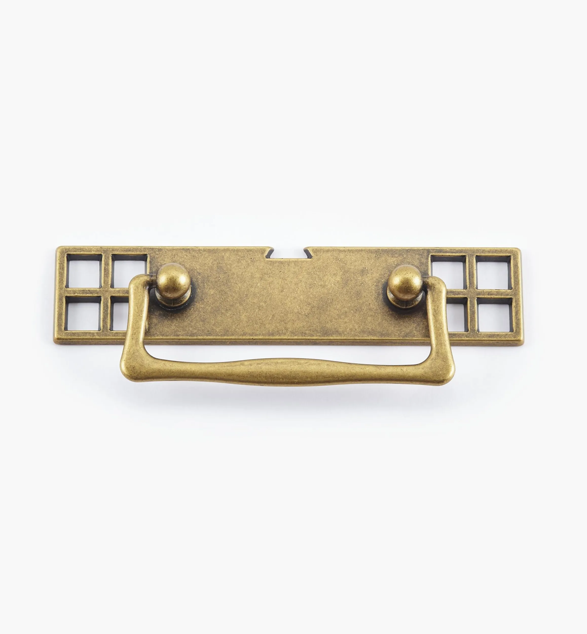 Lee Valley Handles>Arts And Crafts Handle With Backplate