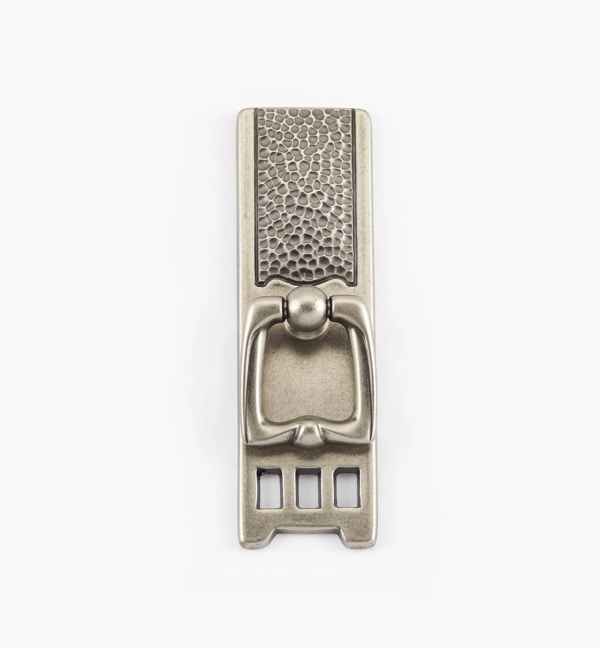 Lee Valley Pulls>Arts And Crafts II Escutcheons With Drop Pulls