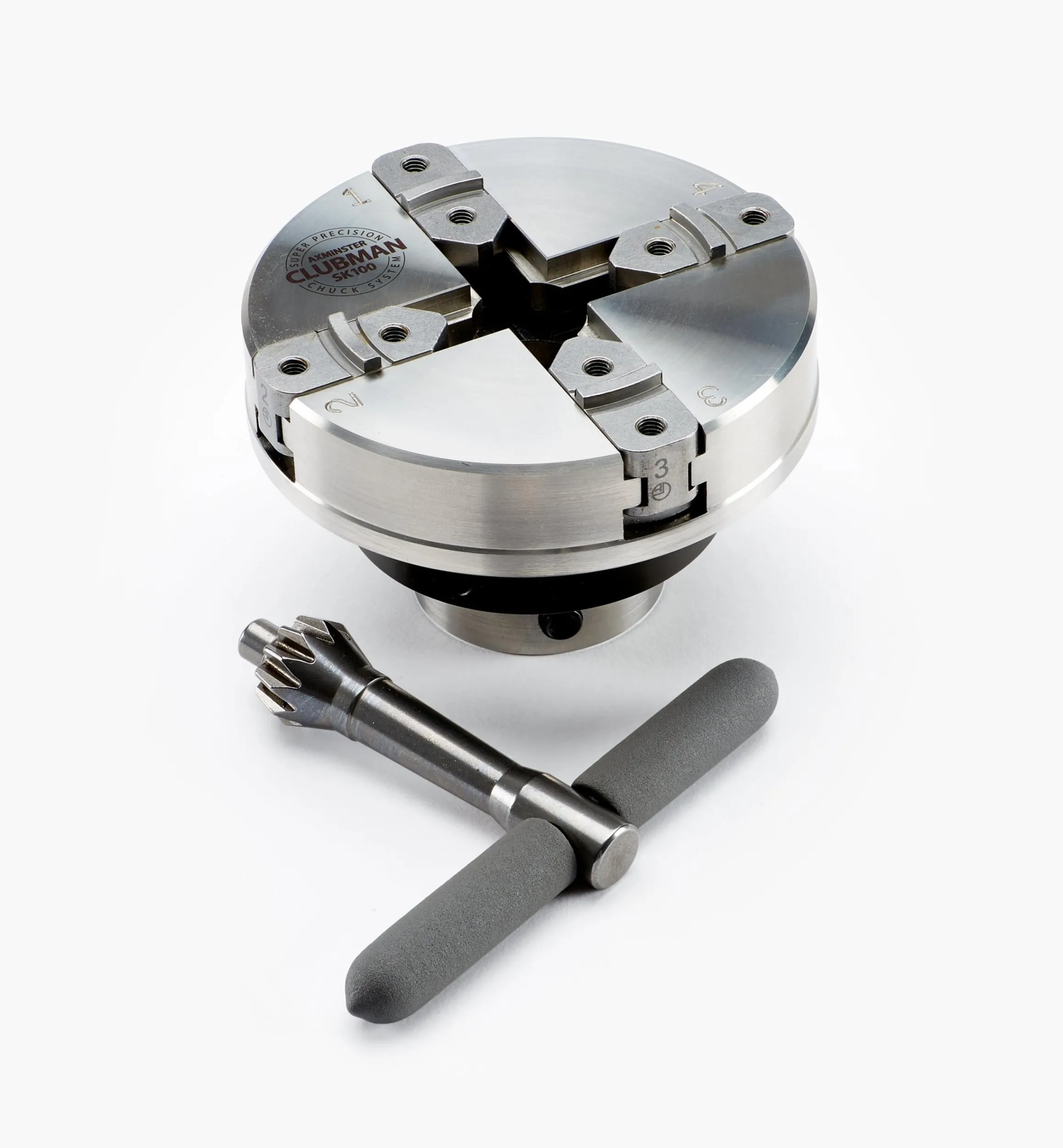 Lee Valley Power Tool Accessories>Axminster Stainless-Steel SK100 Scroll Chuck