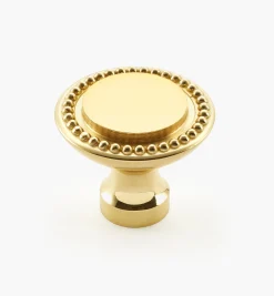 Lee Valley Knobs>Belwith Brass Manor House Knob