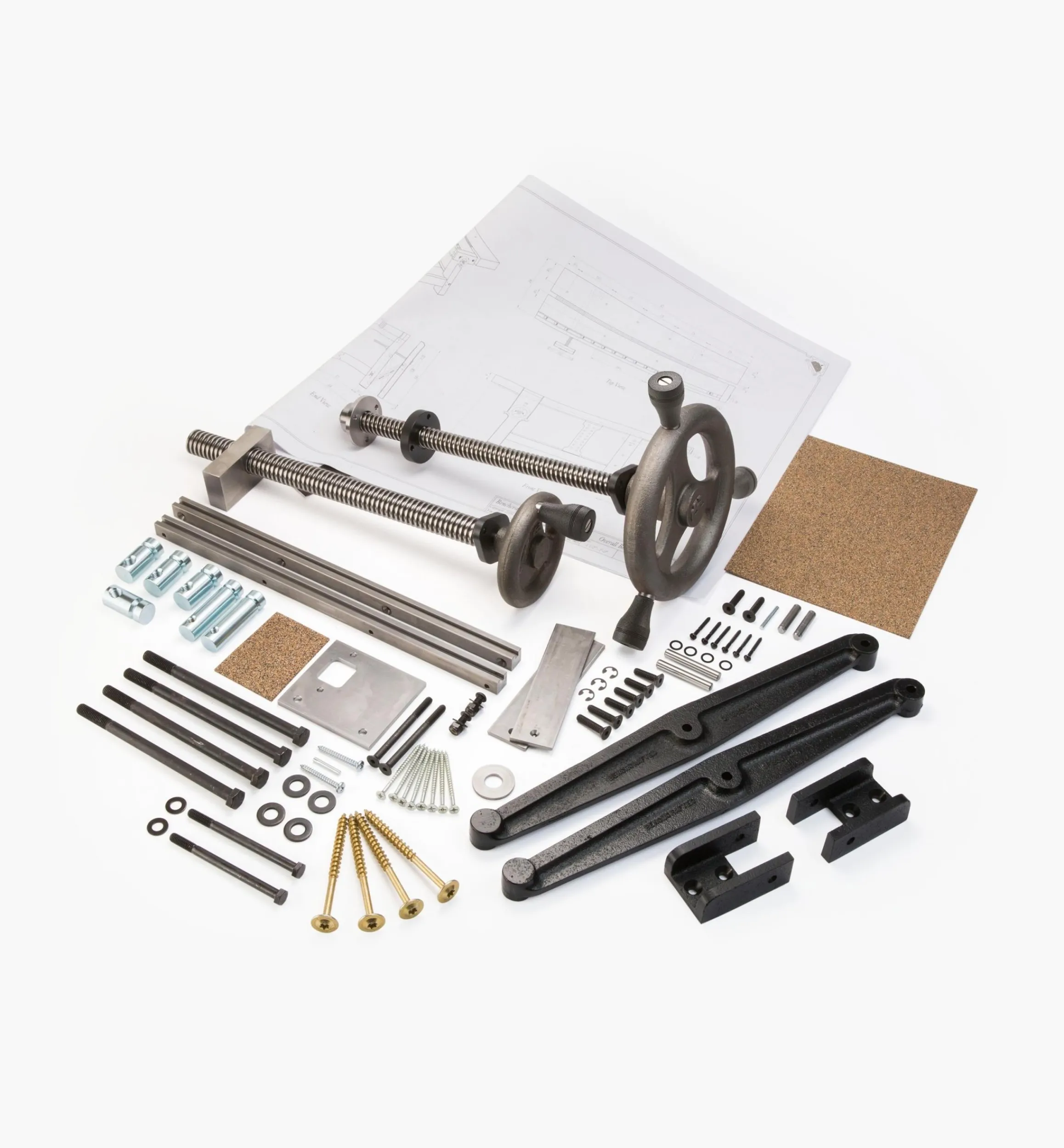 Lee Valley Workshop>Benchcrafted Roubo Bench Plan & Glide Vise Hardware Kits