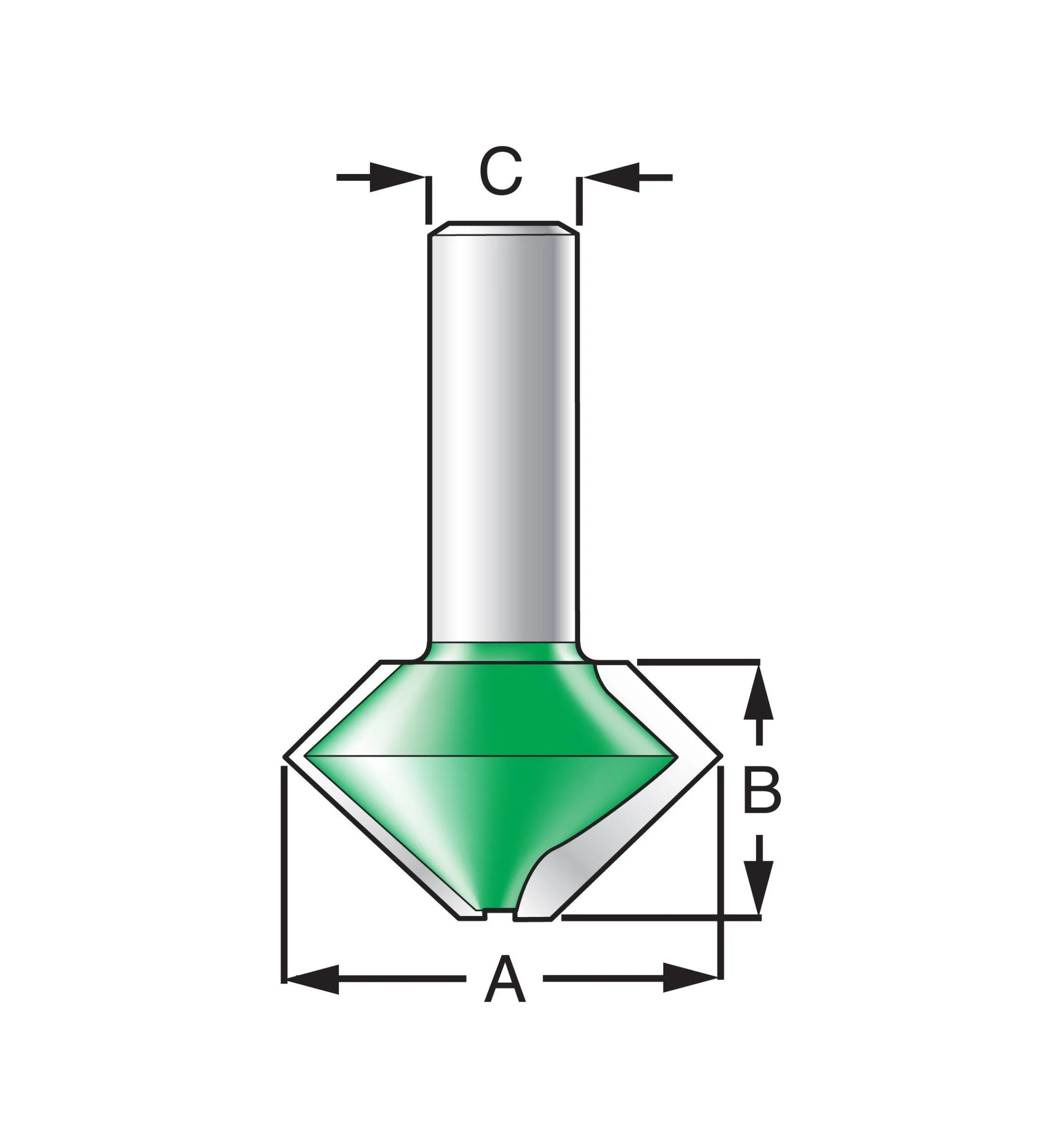 Lee Valley Routing>Bird's-Mouth Joinery Bits