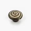 Lee Valley Knobs>Biscayne Antique Swirl Knob
