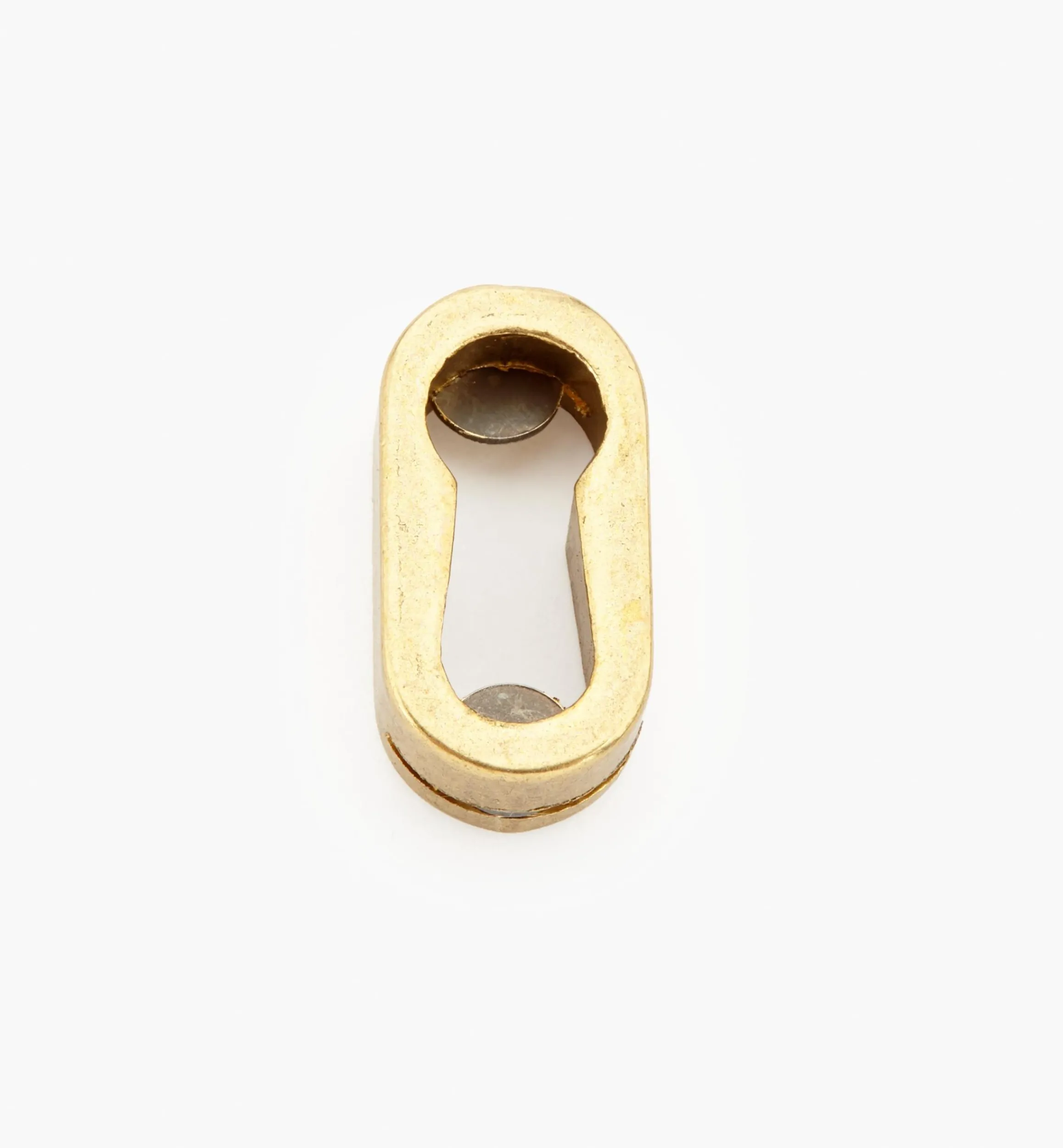 Lee Valley Escutcheons>Brass Inset Spline Escutcheon