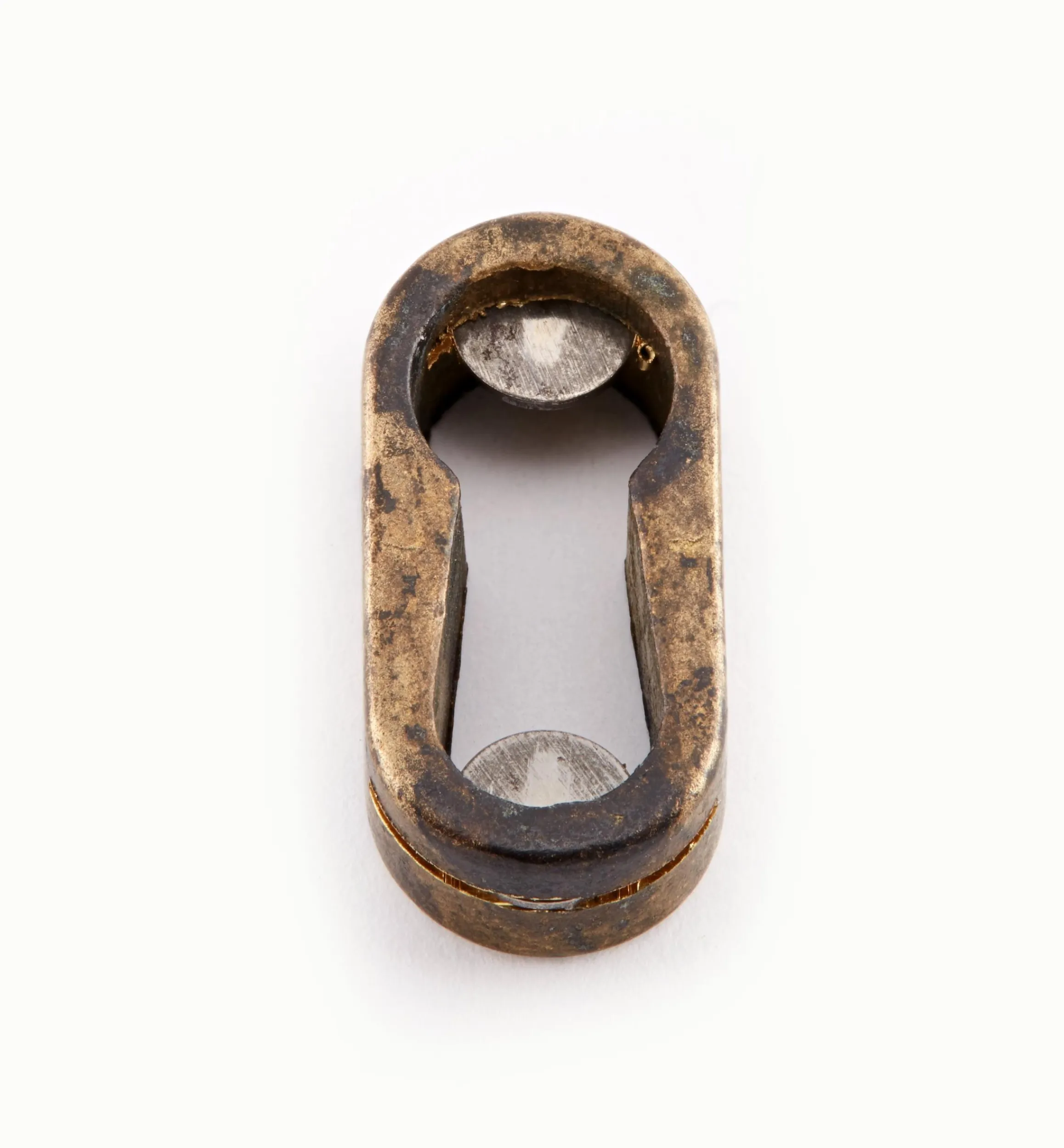 Lee Valley Escutcheons>Brass Inset Spline Escutcheon
