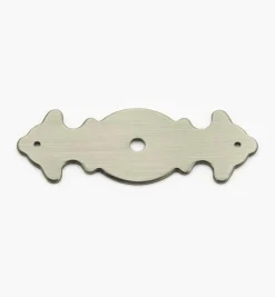 Lee Valley Escutcheons>Brass Plate Spear-End Escutcheon (#4)