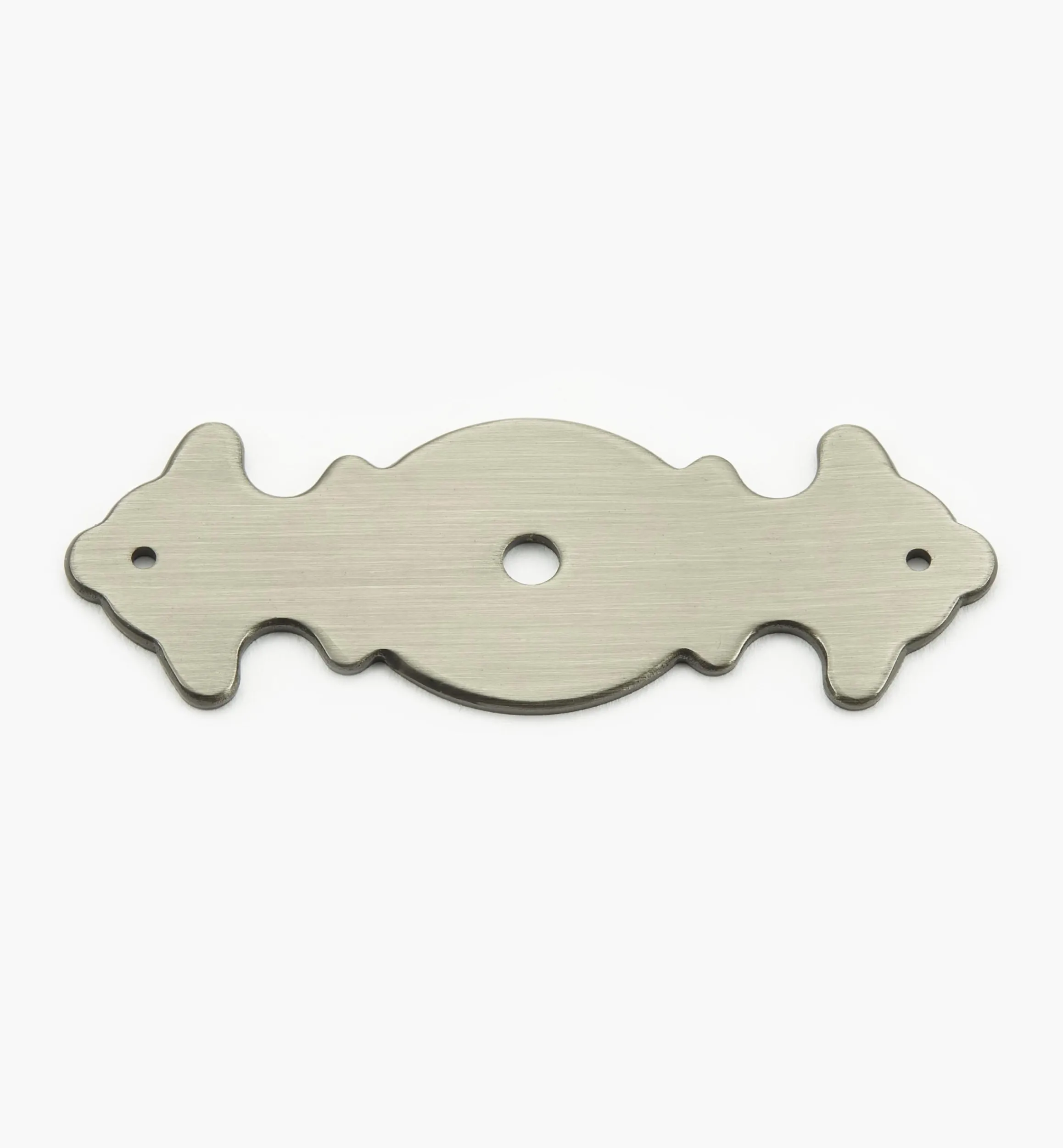Lee Valley Escutcheons>Brass Plate Spear-End Escutcheon (#4)