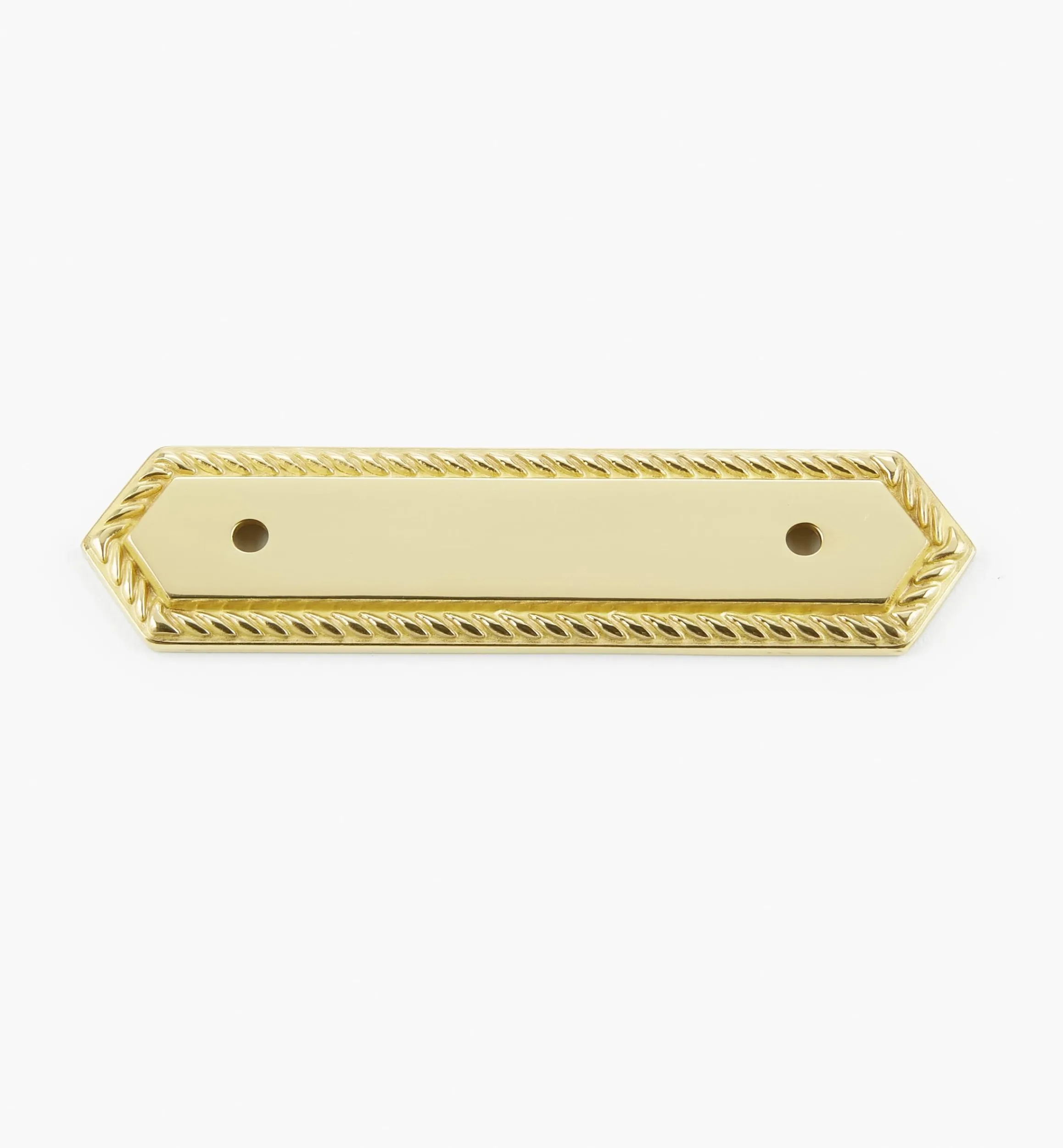 Lee Valley Escutcheons>Brass Rope-Edge Handle Escutcheons