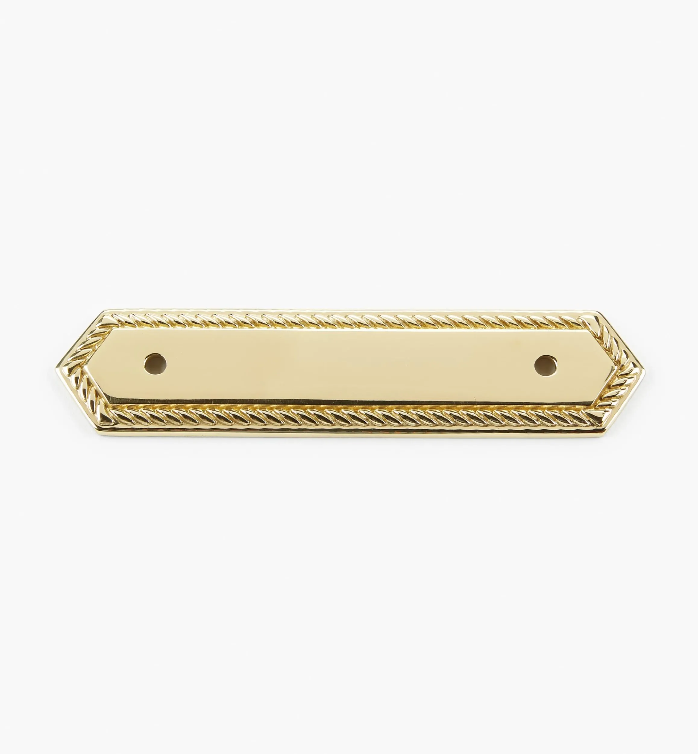 Lee Valley Escutcheons>Brass Rope-Edge Handle Escutcheons