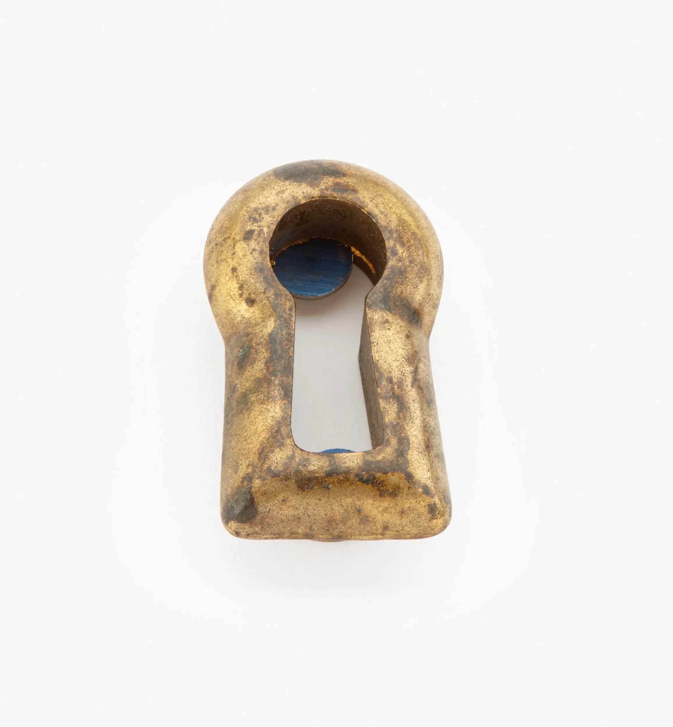 Lee Valley Escutcheons>Brass Rounded Spline Escutcheon