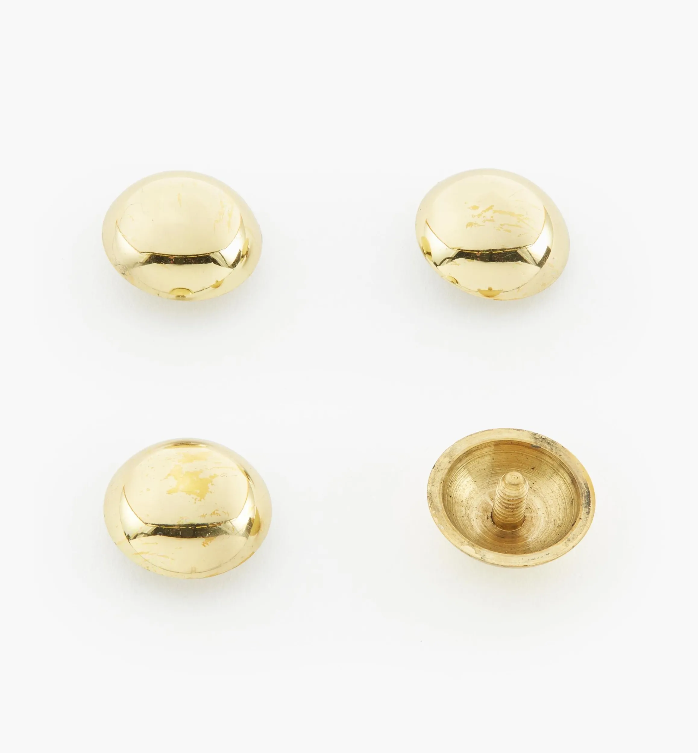 Lee Valley Fasteners>Brass Screw Cover Caps