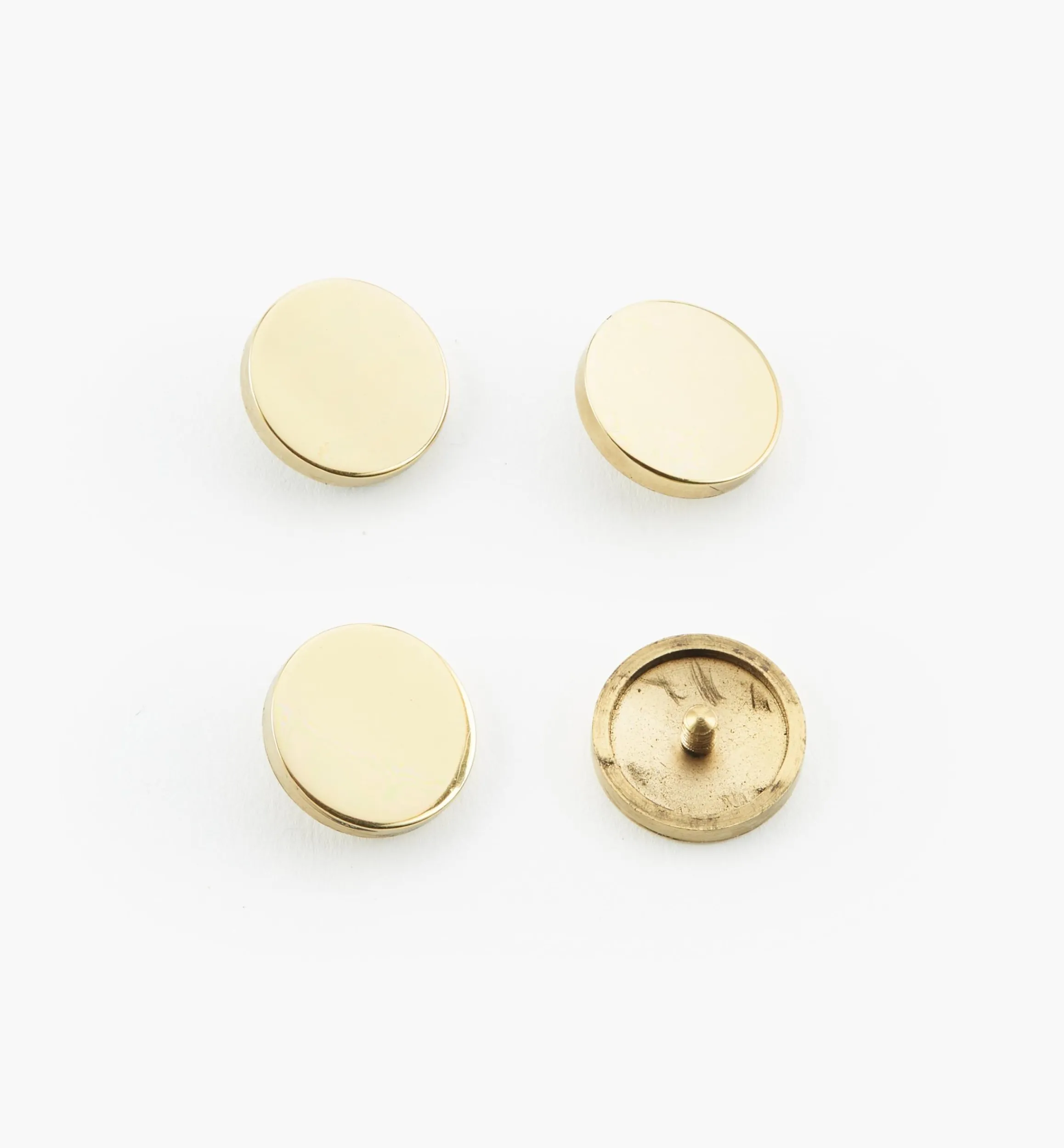 Lee Valley Fasteners>Brass Screw Cover Caps