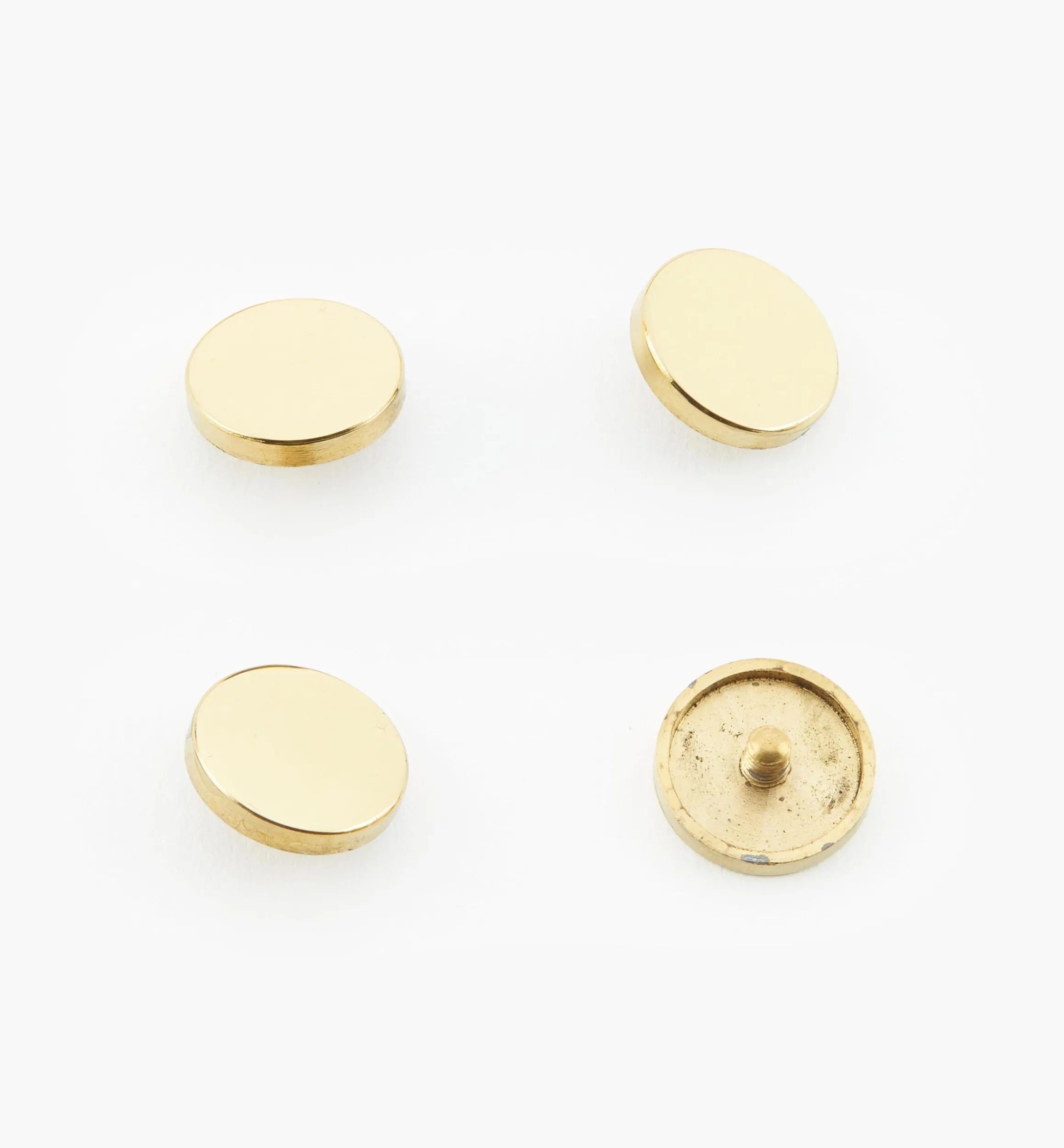 Lee Valley Fasteners>Brass Screw Cover Caps