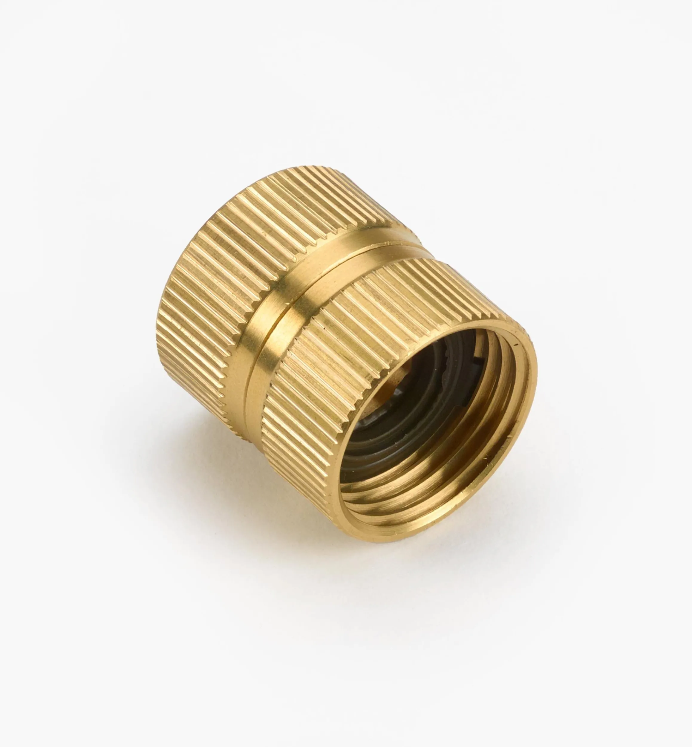 Lee Valley Hoses & Accessories>Brass Swivel Double Female Adapter