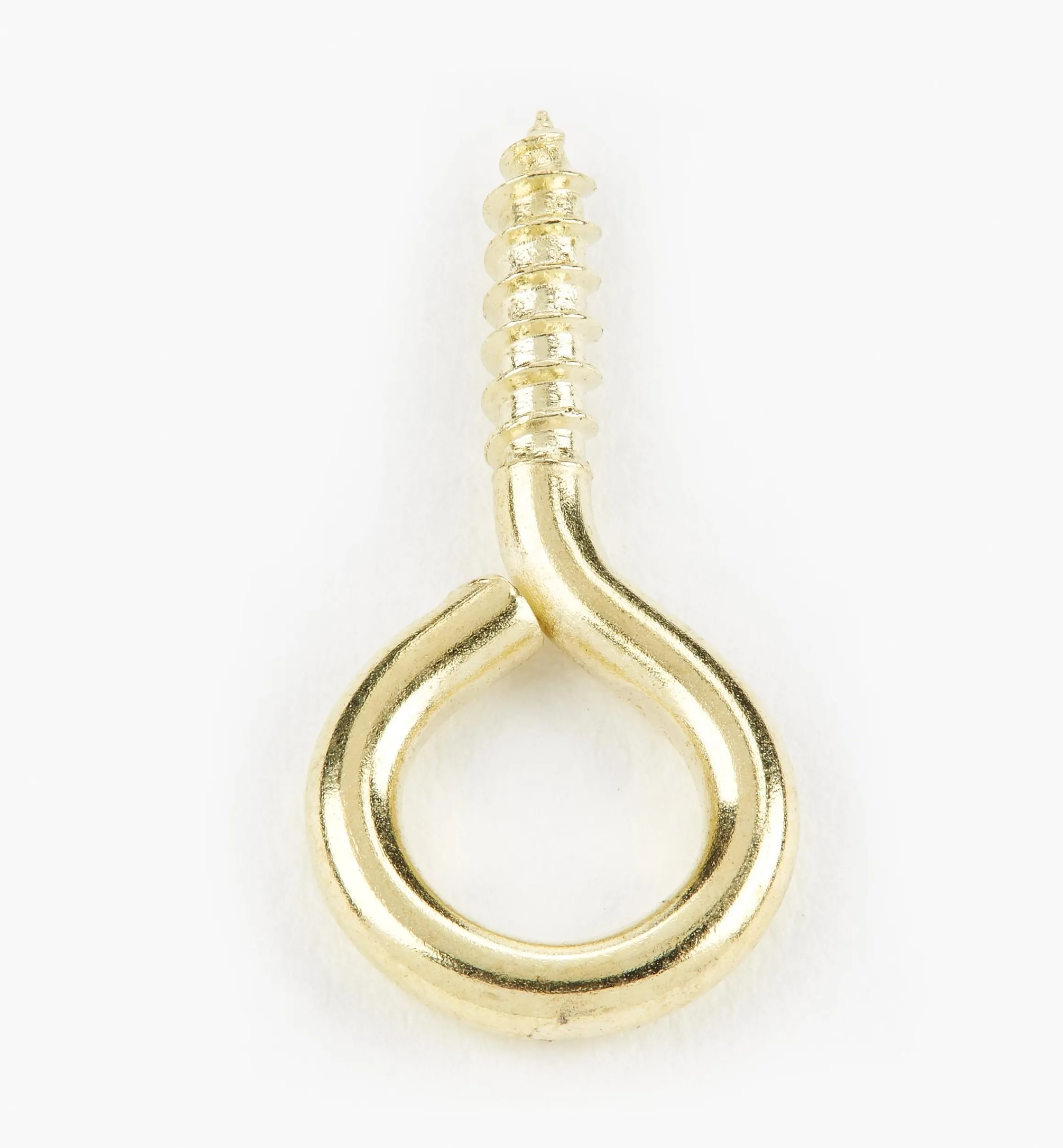 Lee Valley Hooks>Brass-Plated Screw Eyes