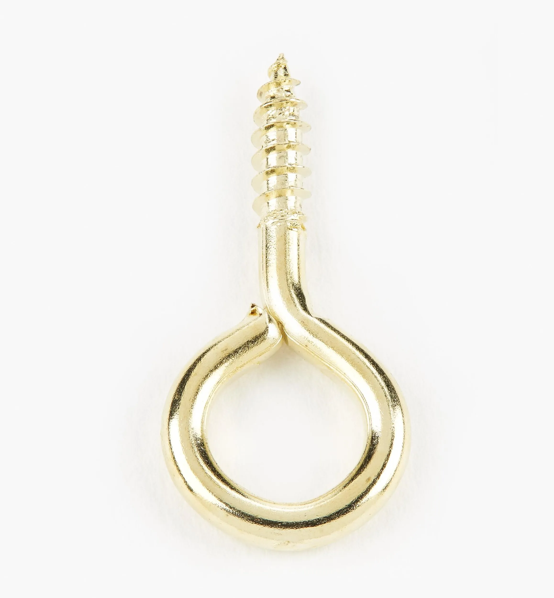 Lee Valley Hooks>Brass-Plated Screw Eyes
