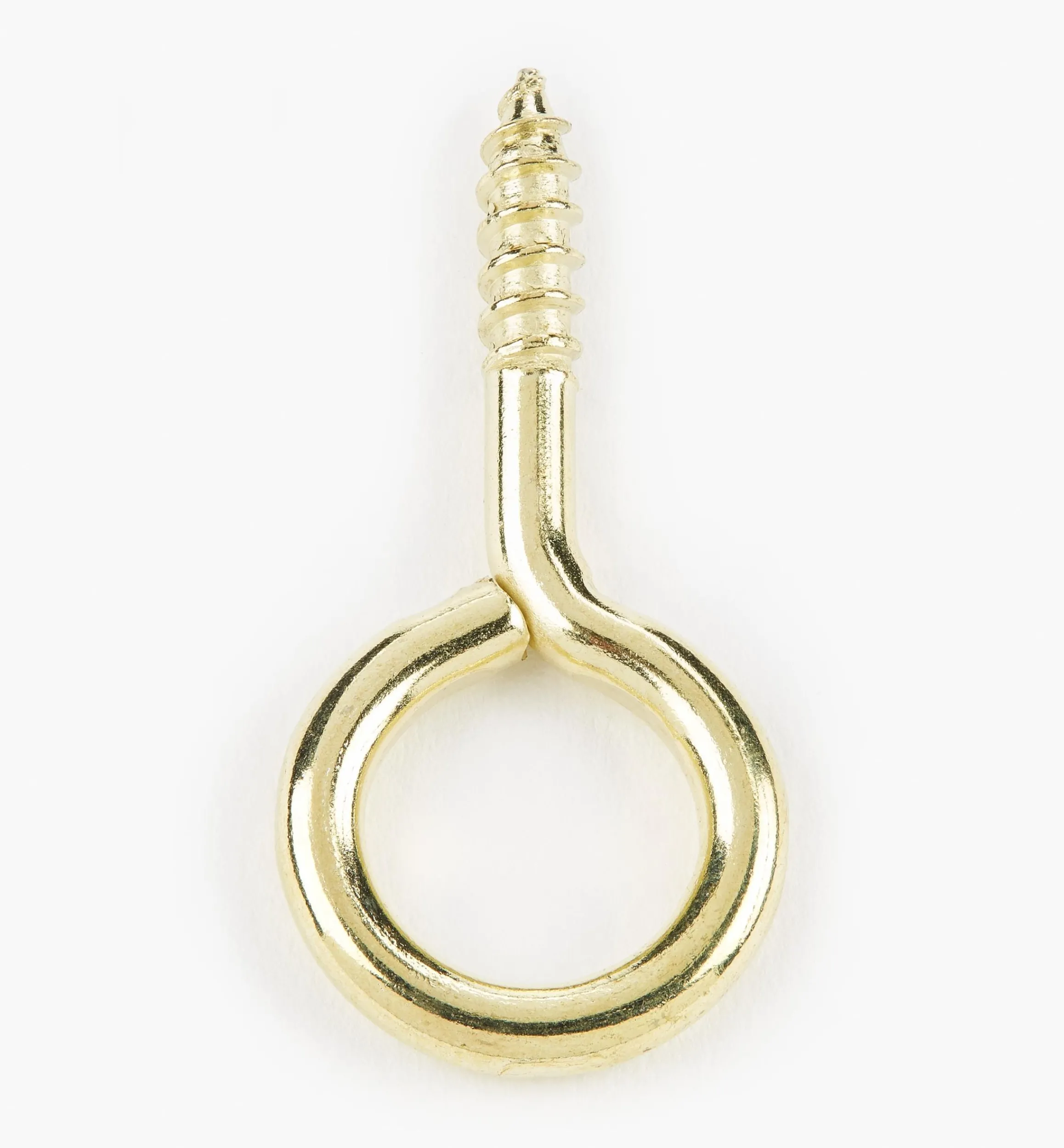 Lee Valley Hooks>Brass-Plated Screw Eyes