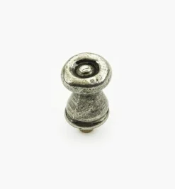 Lee Valley Knobs>Bright Pewter Round Knobs