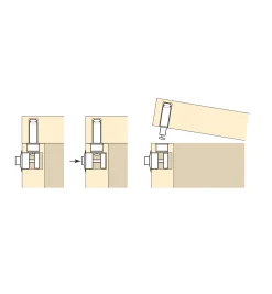 Lee Valley Box Hardware>Button Lock