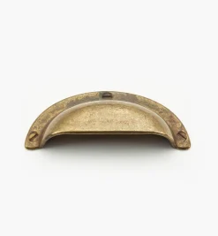 Lee Valley Pulls>Cast Brass Shell Pulls