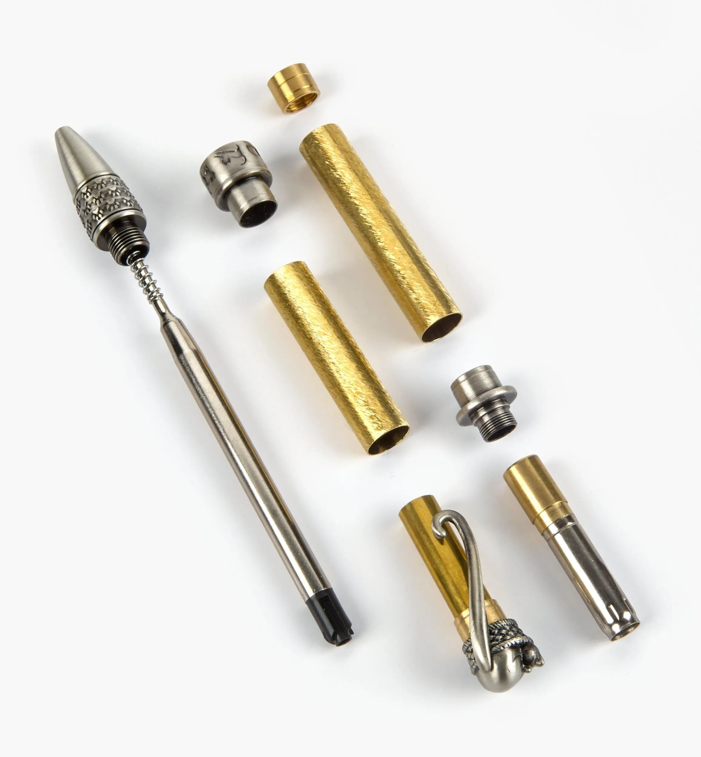 Lee Valley Project Supplies>Cat Ballpoint Twist Pen Hardware