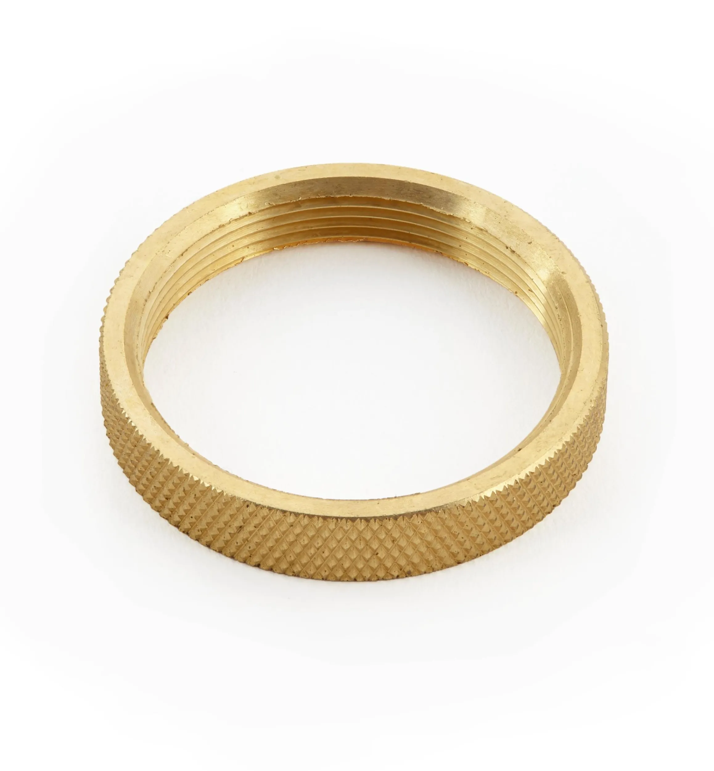 Lee Valley Routing>Common Ring Nut For 1 3/16" And 1 3/4" Brass Template Guides And 1 3/4" Router Plate Inserts