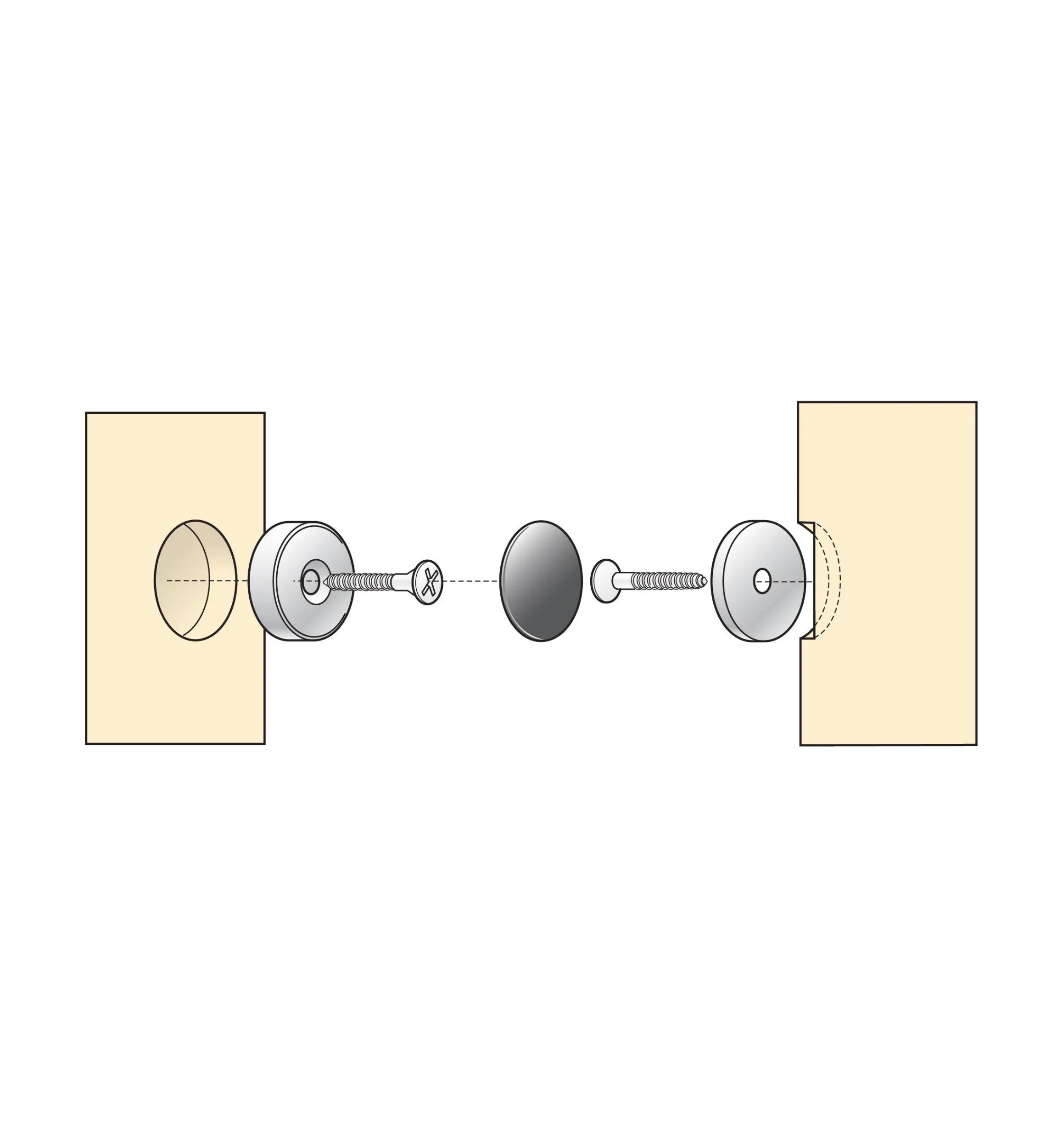 Lee Valley Magnets|Magnets>Cupped Magnet Sets