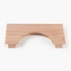 Lee Valley Pulls>Danish Walnut Semicircular Framed Pull
