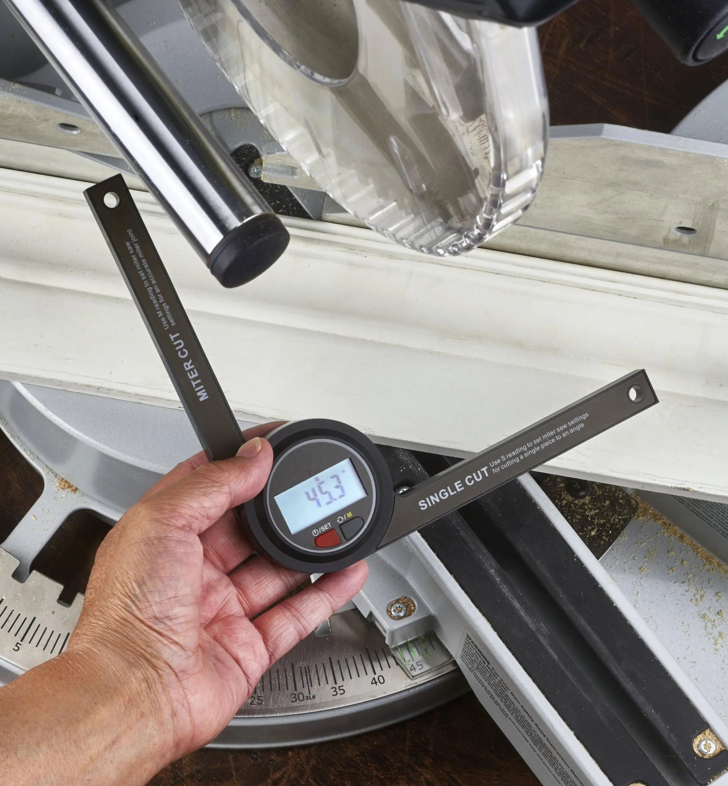 Lee Valley Marking & Measuring>Digital Miter Saw Gauge