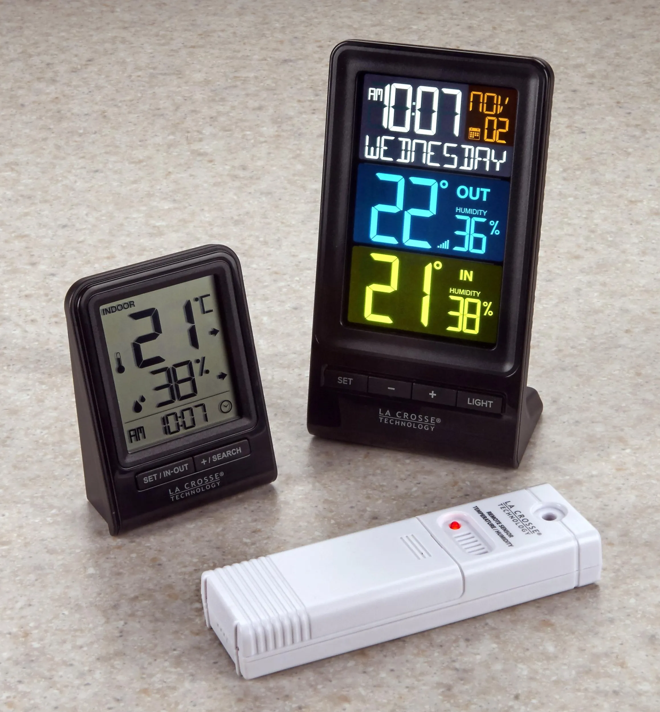 Lee Valley Weather Measurement>Dual-Display Indoor/Outdoor Weather Station