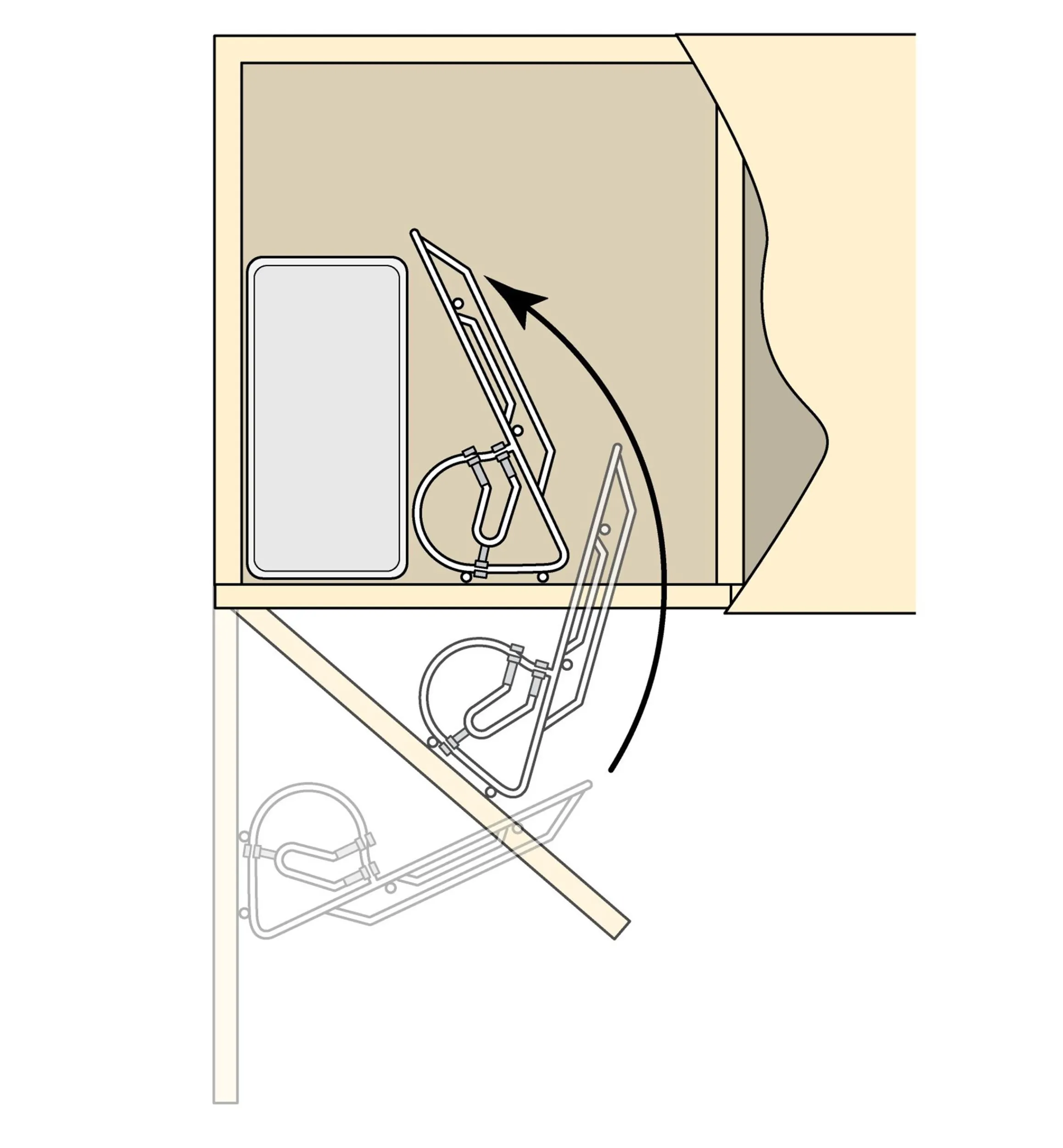 Lee Valley Kitchen Hardware>Dustpan Holder