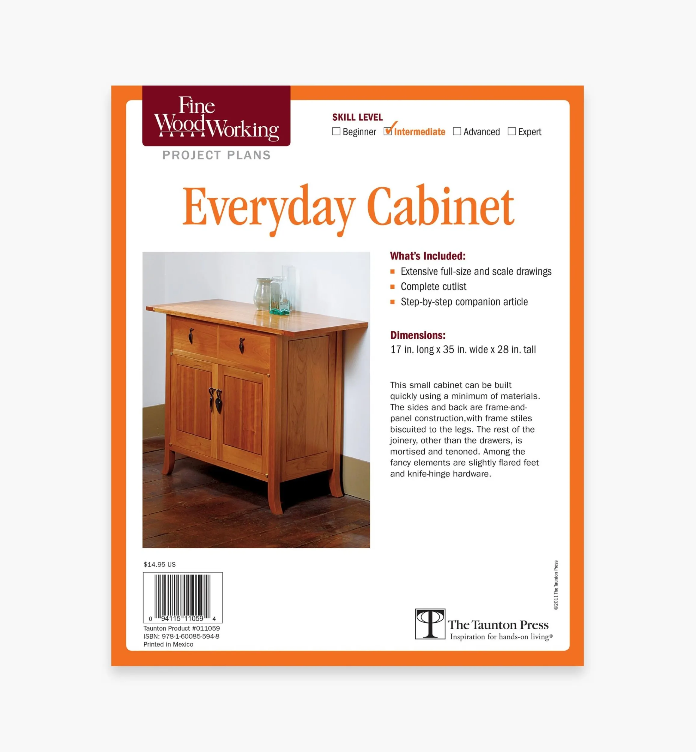 Lee Valley Plans>Everyday Cabinet Plan