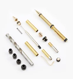Lee Valley Project Supplies>Extra-Large Twist (Cigar) Pen Hardware Starter Set