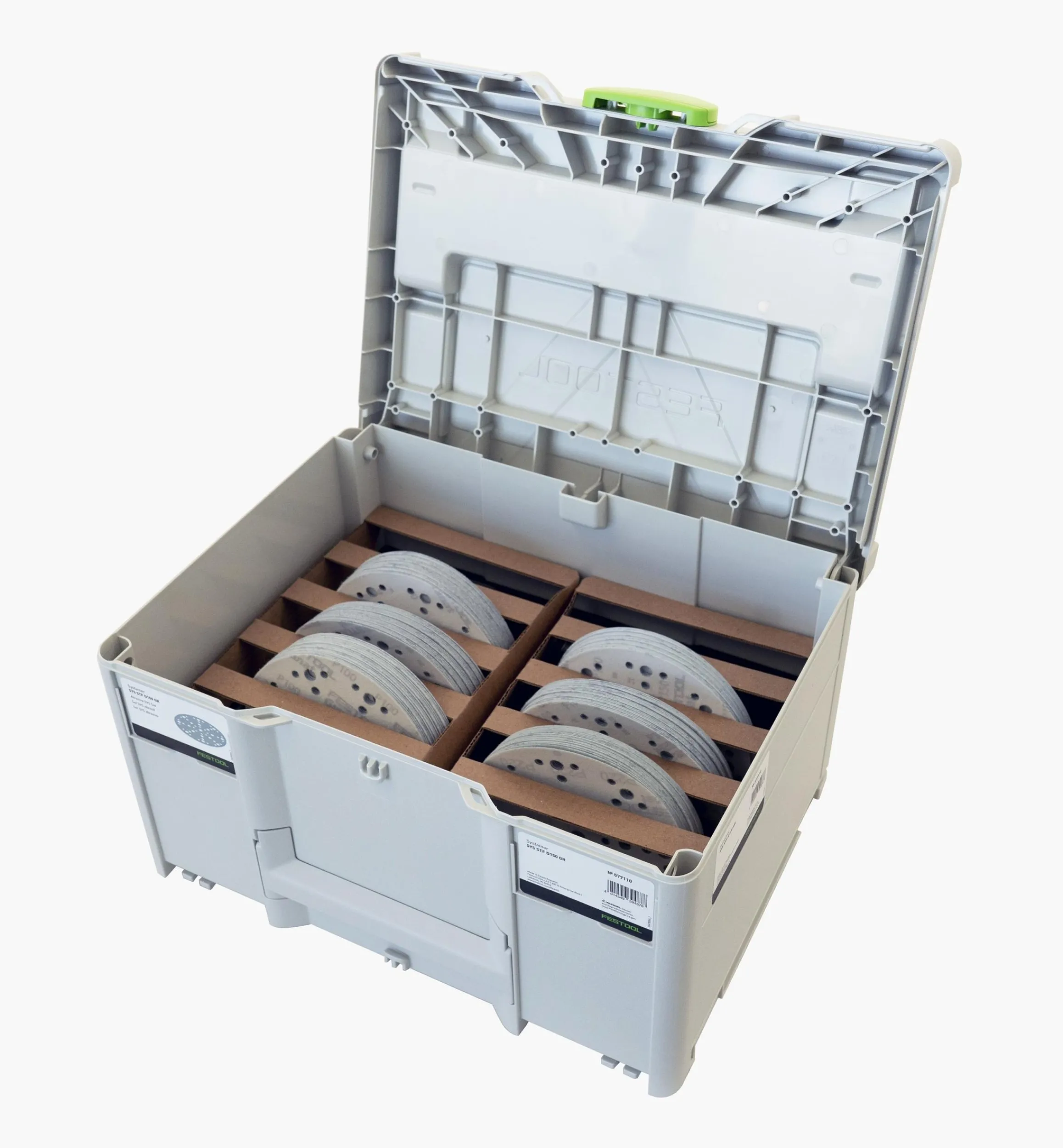 Lee Valley Supplies>Festool Abrasive Set SYS-STF D150 GR