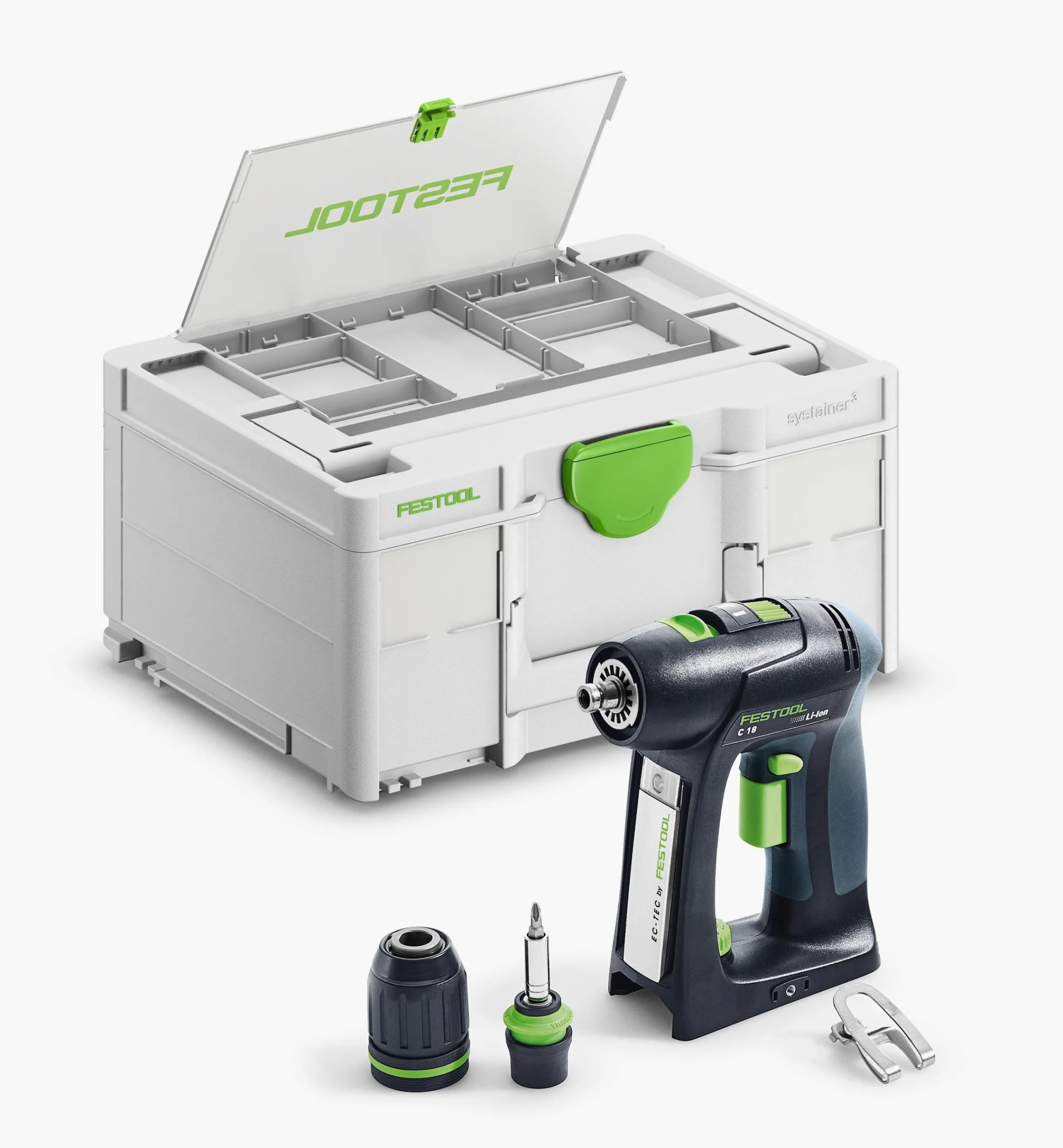 Lee Valley Power Tools>Festool Cordless Drill C 18 – Basic