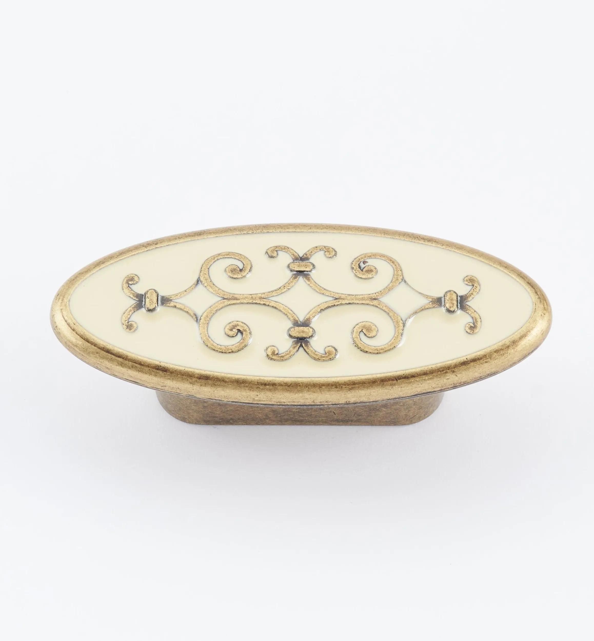 Lee Valley Knobs>Filigree Oval Knob