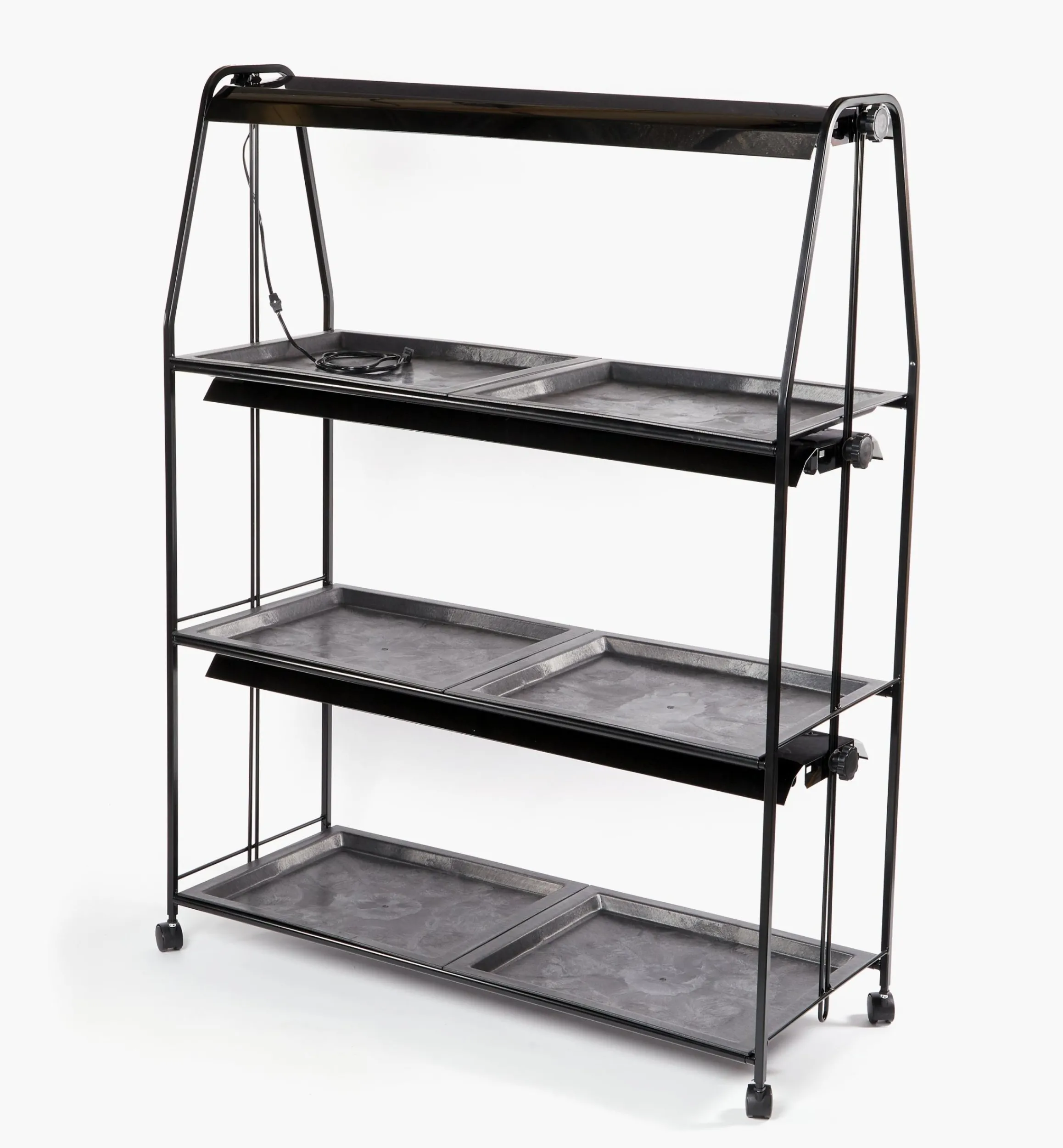 Lee Valley Grow Lights>Floralight T5 LED Full-Spectrum Multi-Tier Grow-Light Stands