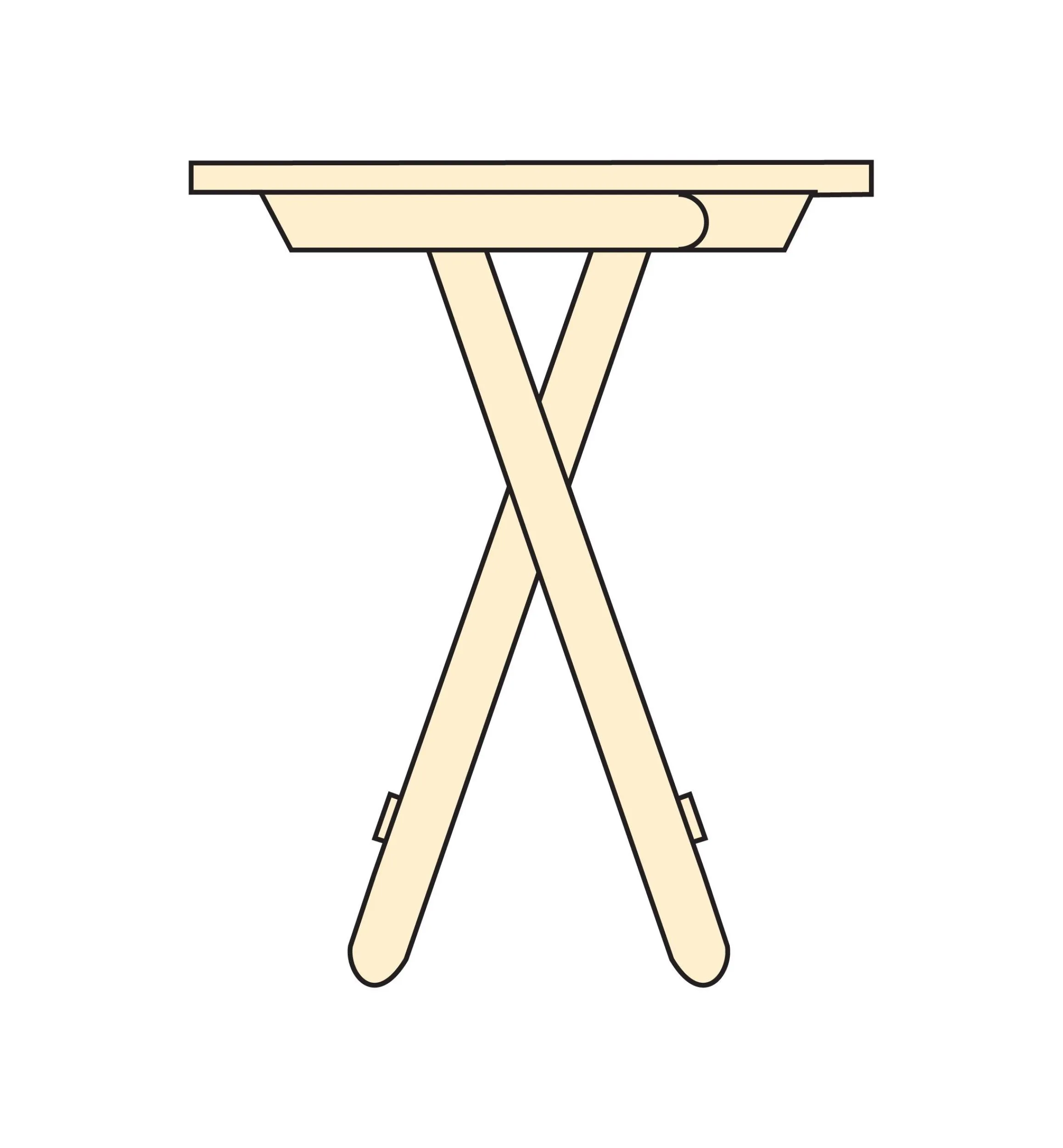 Lee Valley Plans>Folding Table Plan