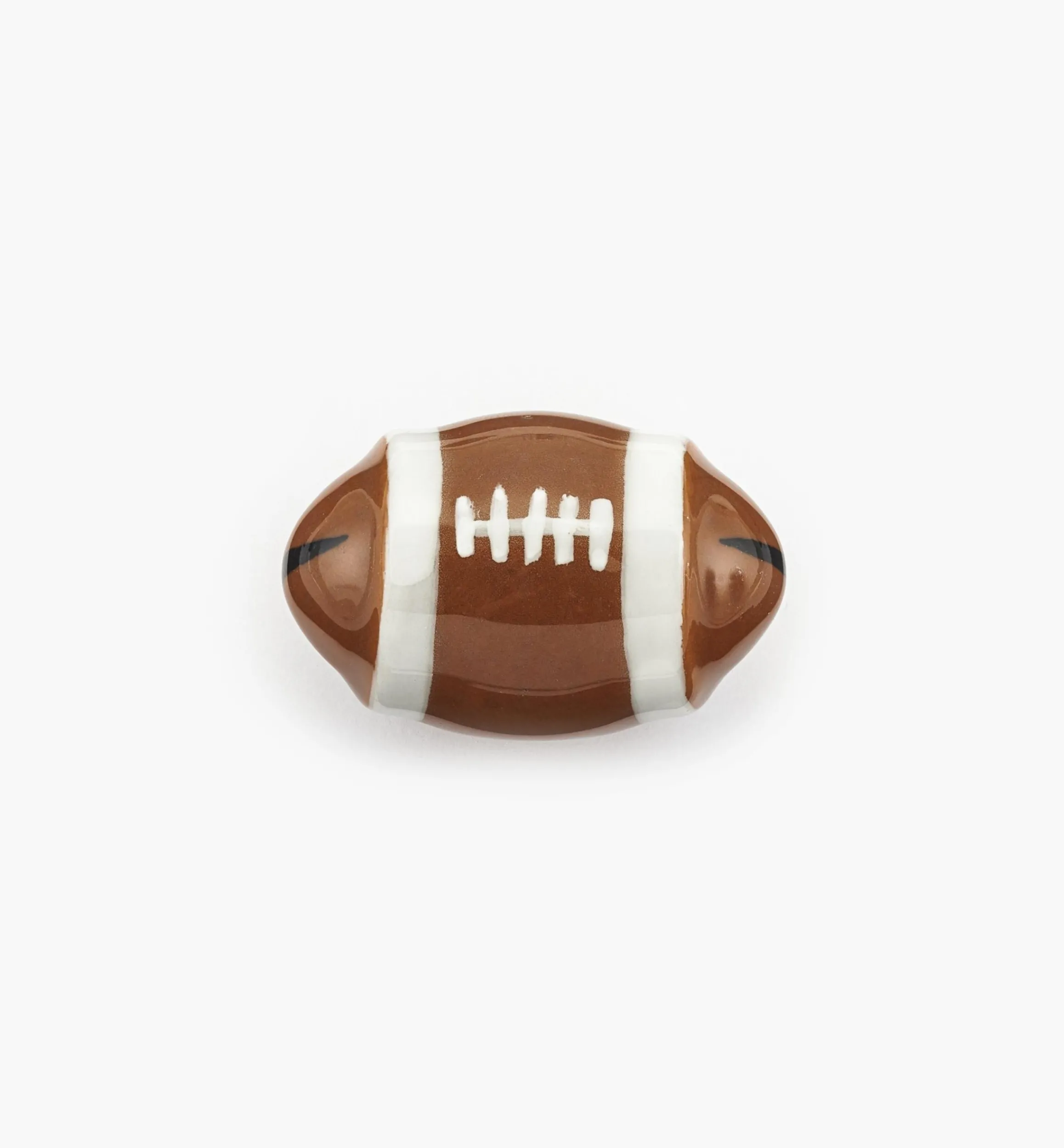 Lee Valley Knobs>Football Ceramic Knob