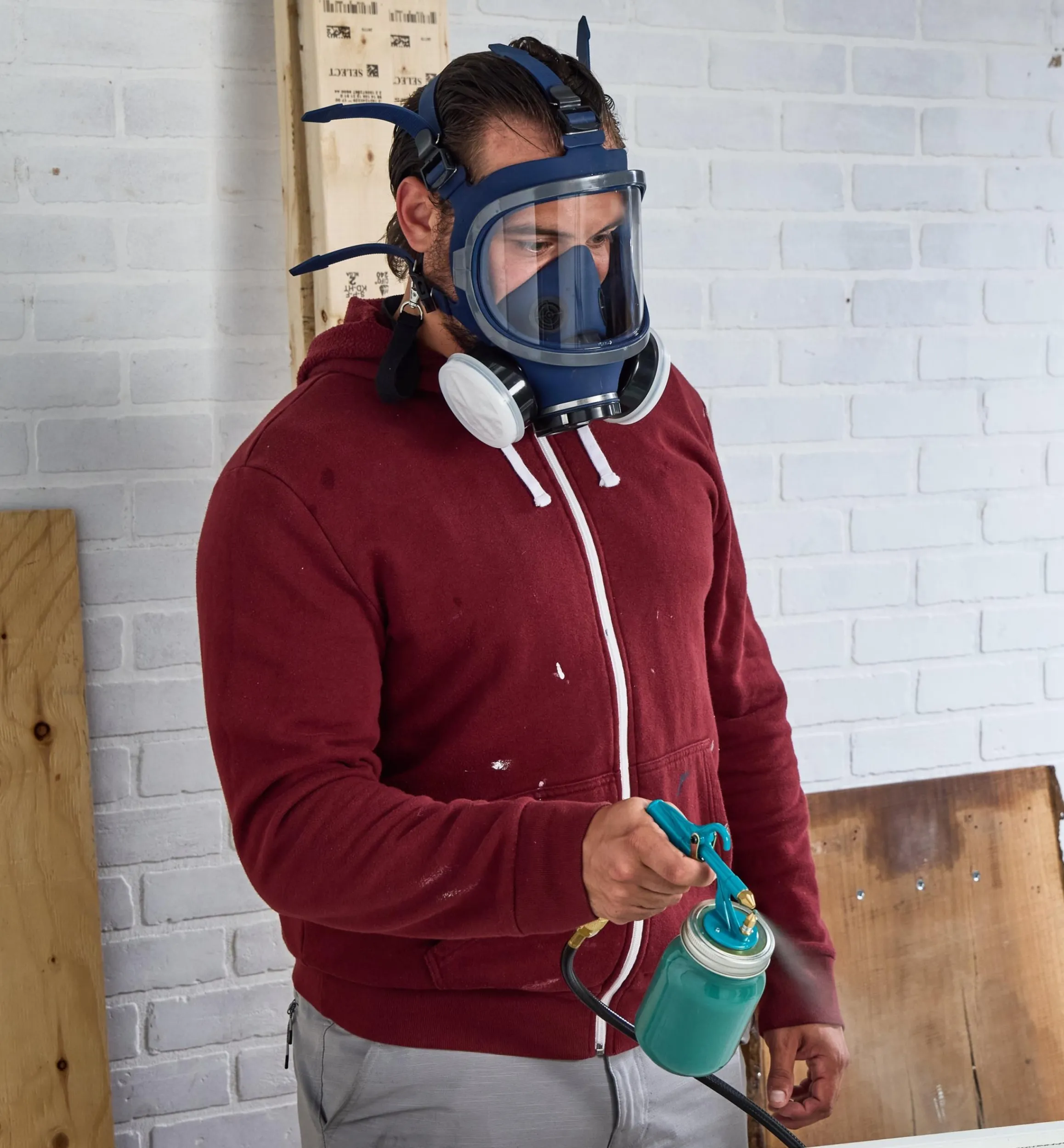 Lee Valley Safety Gear>Full-Face OV Respirator Mask
